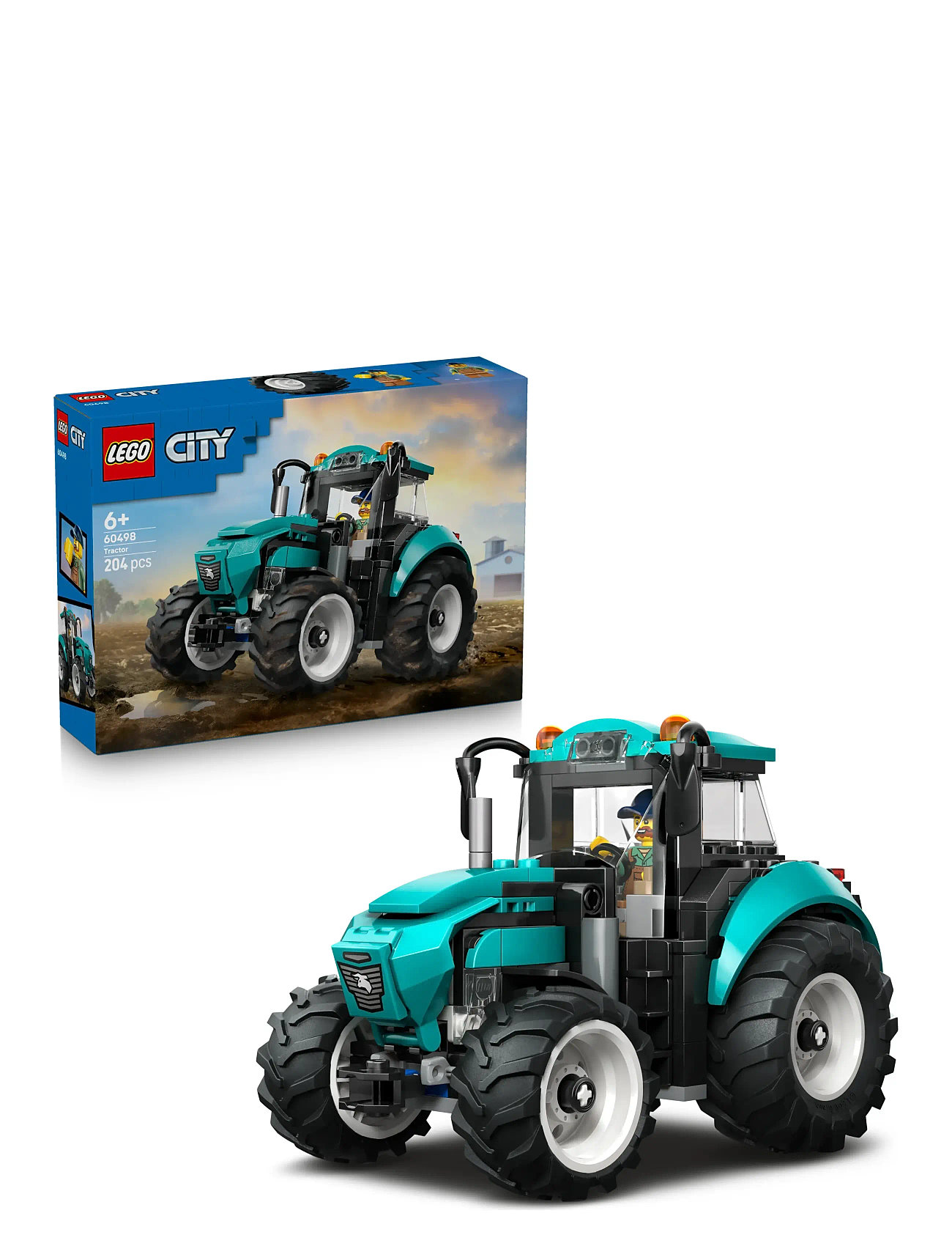 LEGO Traktor 60498, One Size, Black, Lego Legetøj > Lego city, Børn