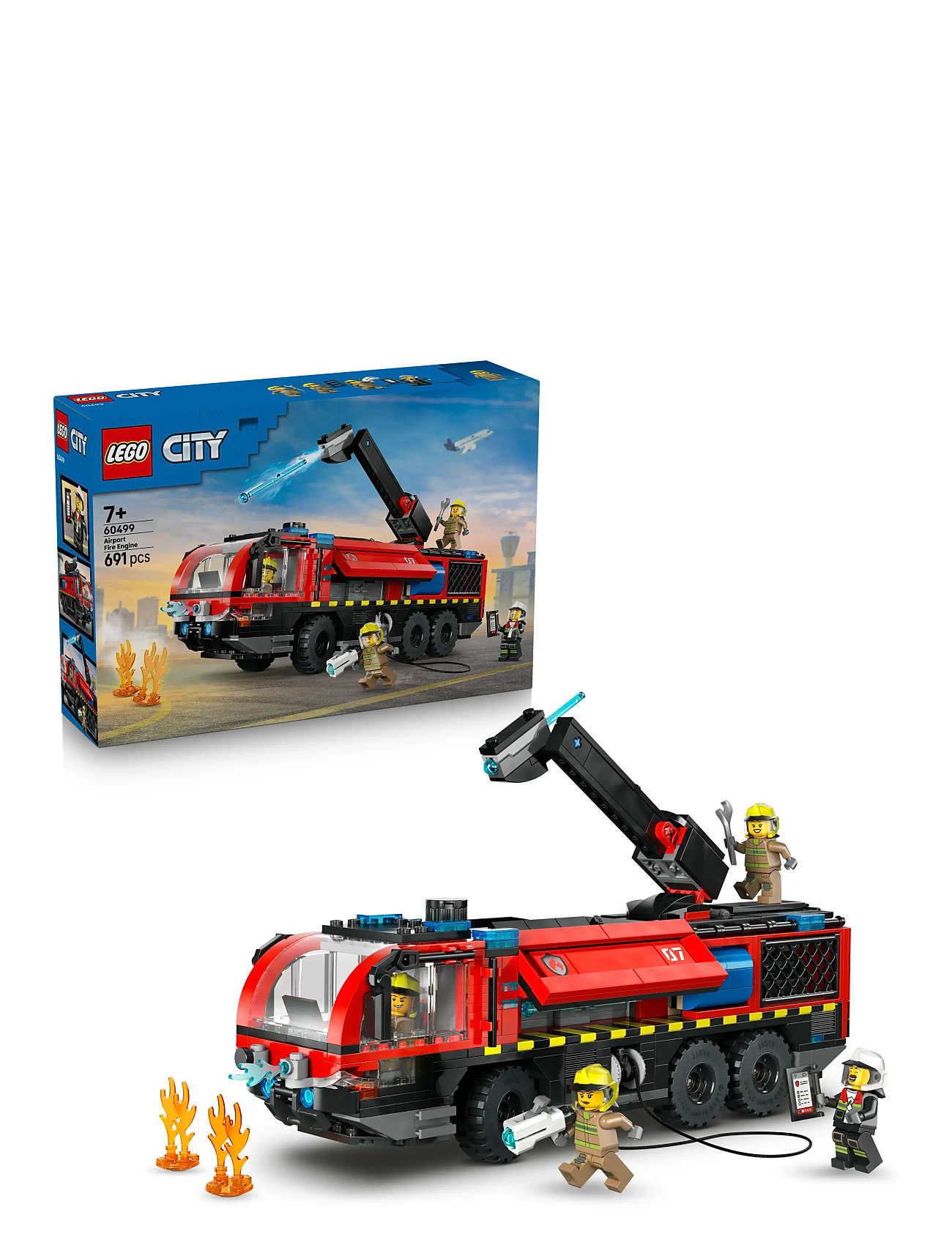 LEGO Lufthavnsbrandbil 60499, One Size, Red, Lego Legetøj > Lego city, Børn