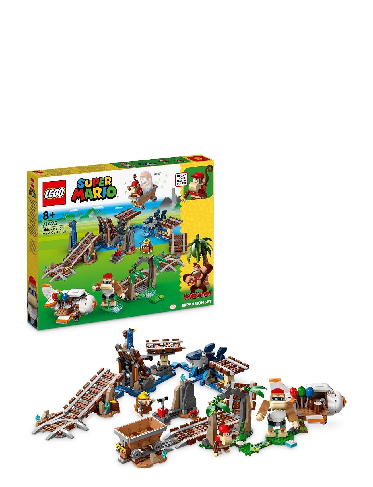 Diddy Kong's Mine Cart Ride Expansion Set Toys Lego Toys Lego super Mario Multi/patterned LEGO