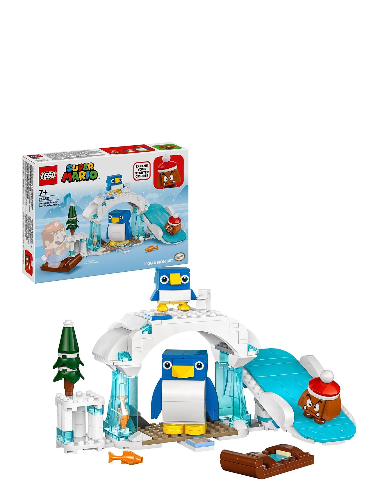 Familien Penguin På Sneeventyr – Udvidelsessæt Toys Lego Toys Lego super Mario Multi/patterned LEGO