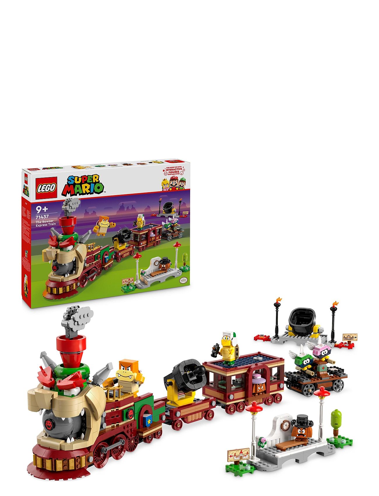 Bowser Express-Toget Toys Lego Toys Lego super Mario Multi/patterned LEGO