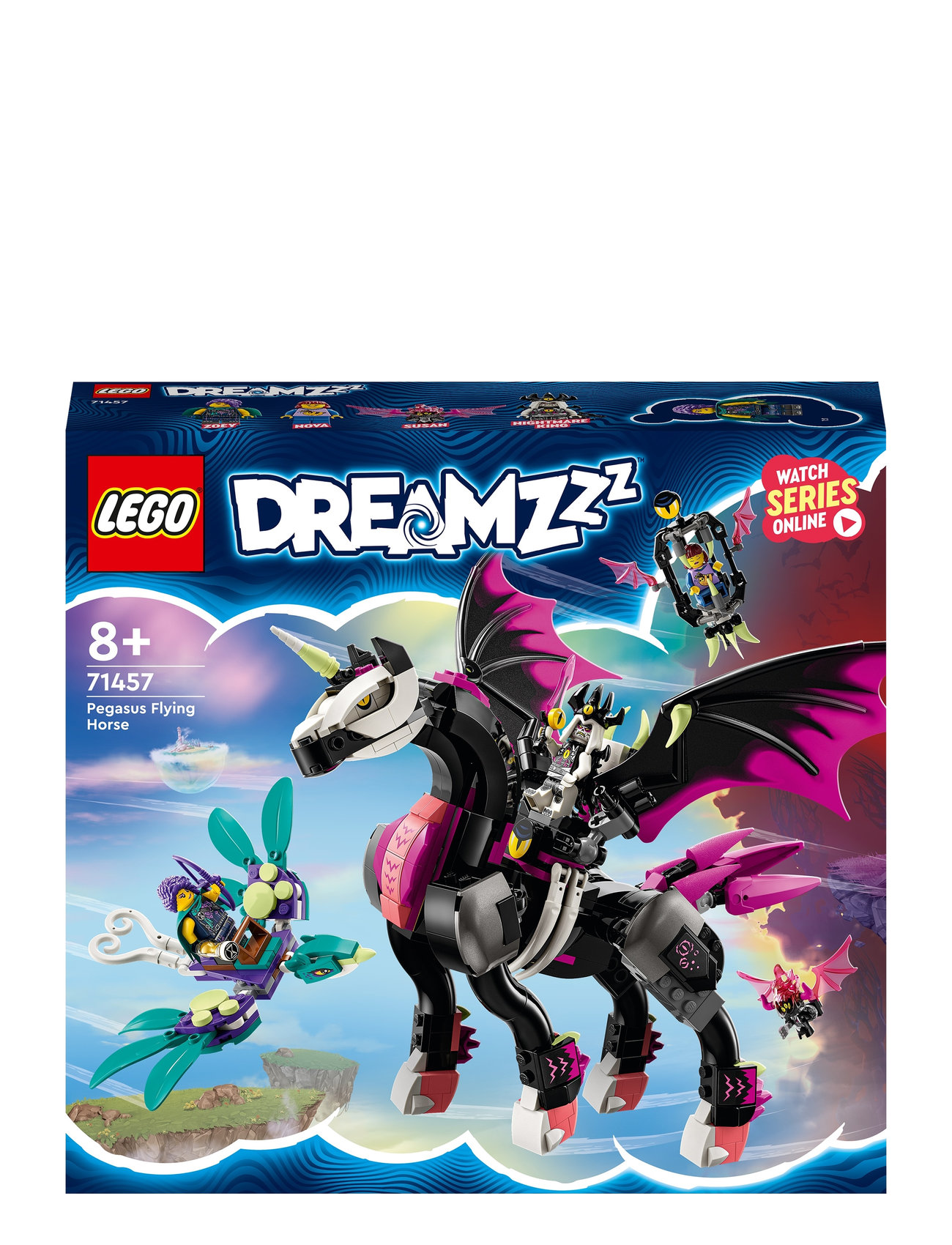 Pegasus Flying Horse Toy, 2In1 Creature Toys Lego Toys Lego® Dreamzzz™ Multi/patterned LEGO