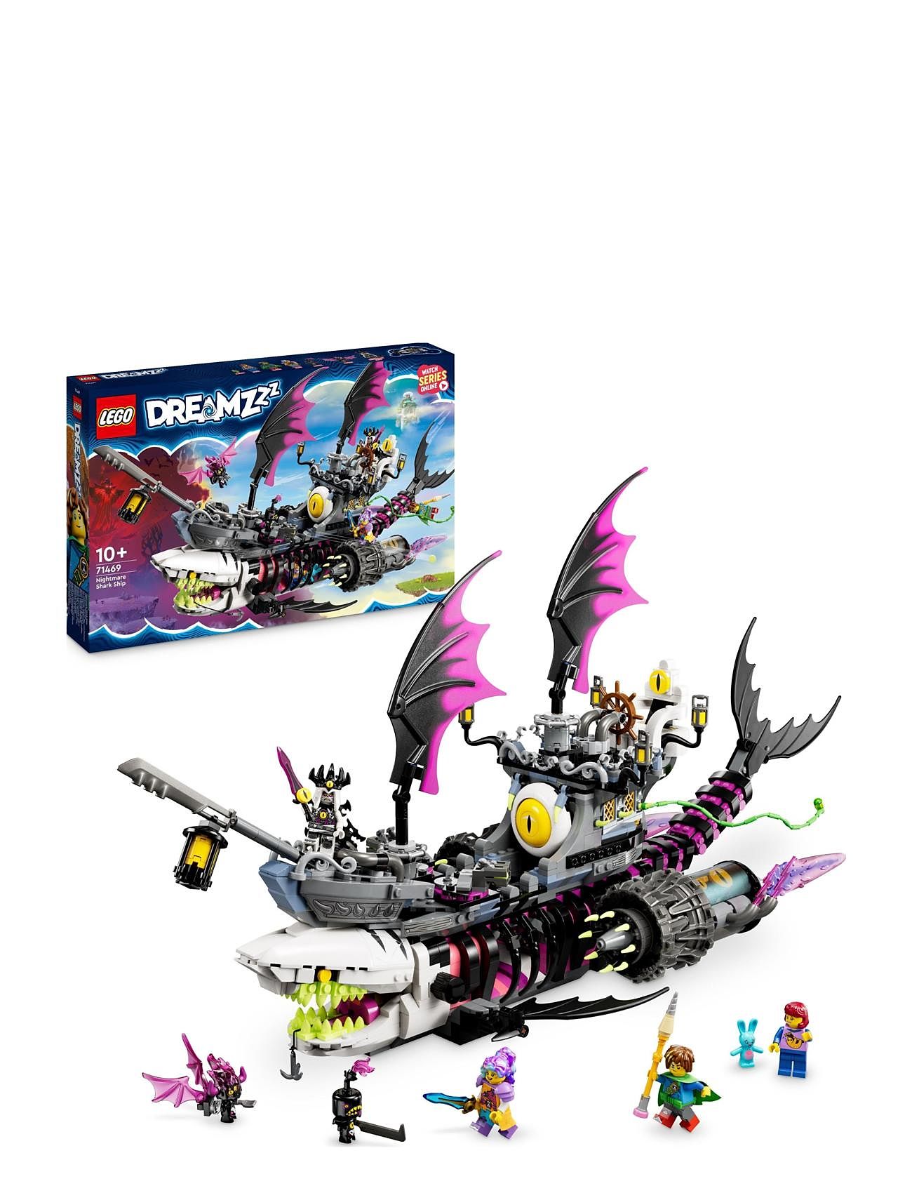 LEGO "Nightmare Shark Ship, Pirate Ship Toy Toys Lego Lego® Dreamzzz™ Multi/patterned LEGO"