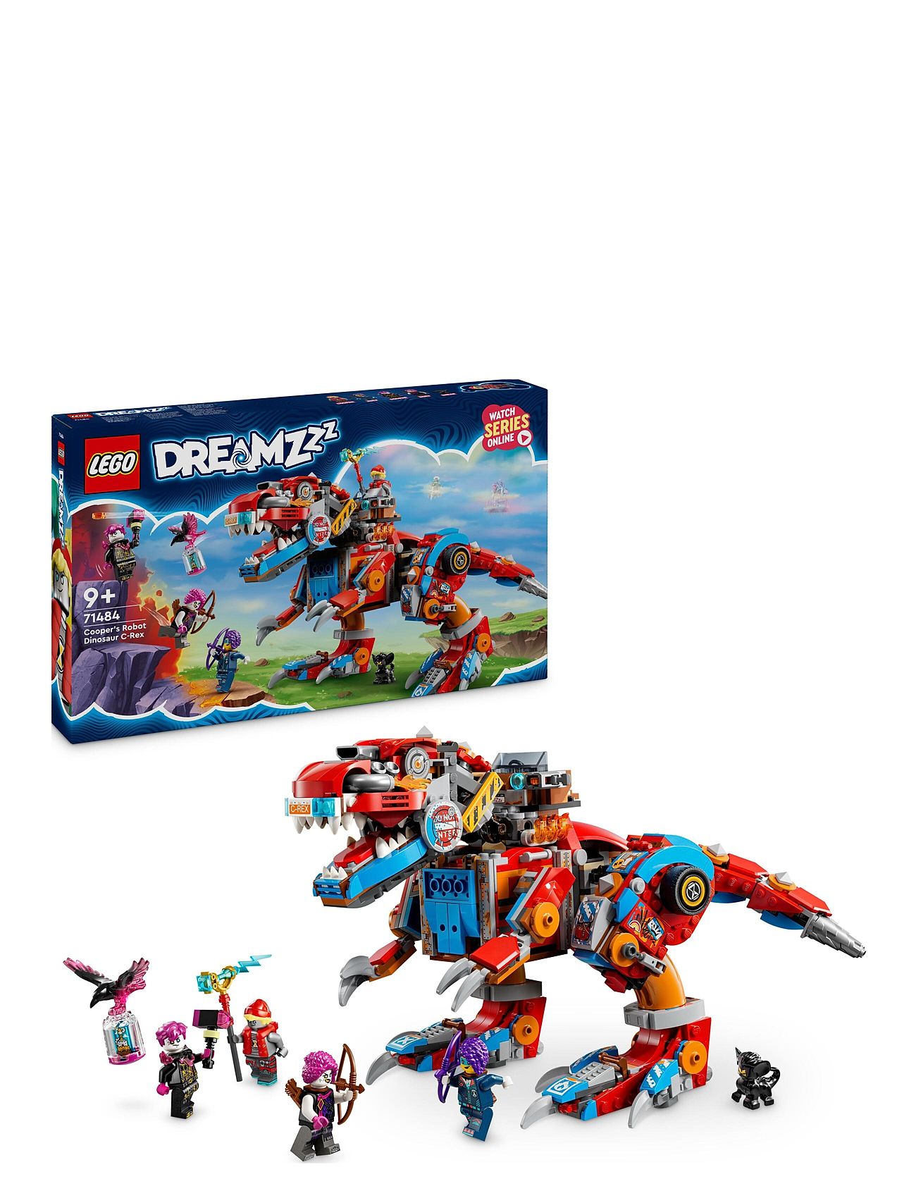 Coopers Robotdinosaur C-Rex 71484 Toys Lego Toys Lego® Dreamzzz™ Multi/patterned LEGO