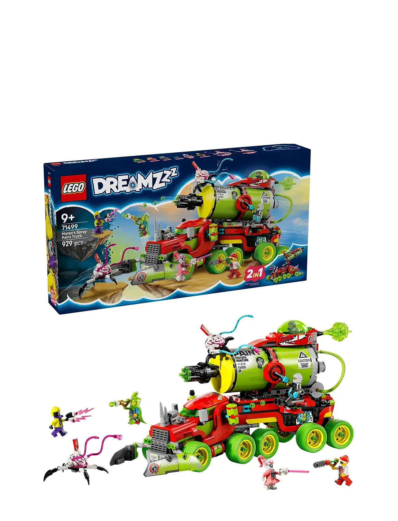 Mateos Spraydåsevogn 71499 Toys Lego Toys Lego Dreamzzz Multi/patterned LEGO