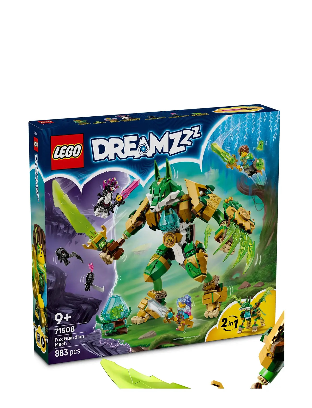 LEGO Rævevogter-Mech 71508, One Size, Green, Lego Legetøj > Lego Dreamzzz, Børn