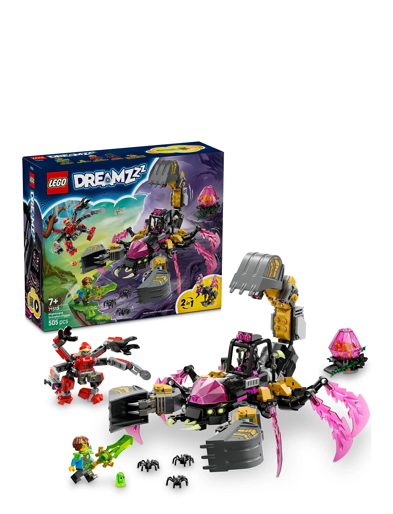 LEGO Mareridtsskorpion-Graver 71513, One Size, Black, Lego Legetøj > Lego Dreamzzz, Børn