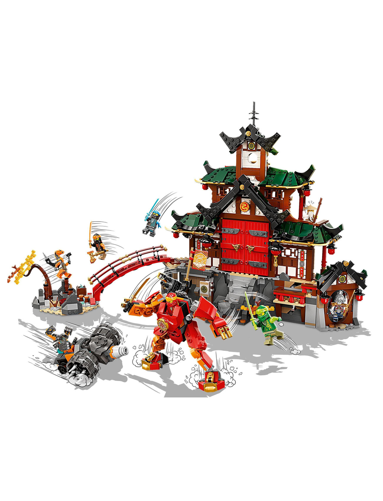 komme til syne overdrivelse Borgmester LEGO Ninja Dojo Temple Master Of Spinjitzu Set - LEGO® legetøj - Boozt.com