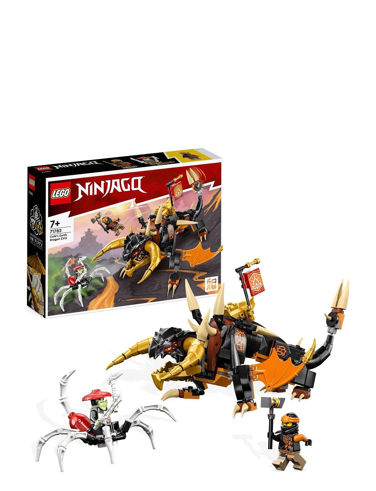 Cole’s Earth Dragon Evo Ninja Action Toy Toys Lego Toys Lego ninjago Multi/patterned LEGO