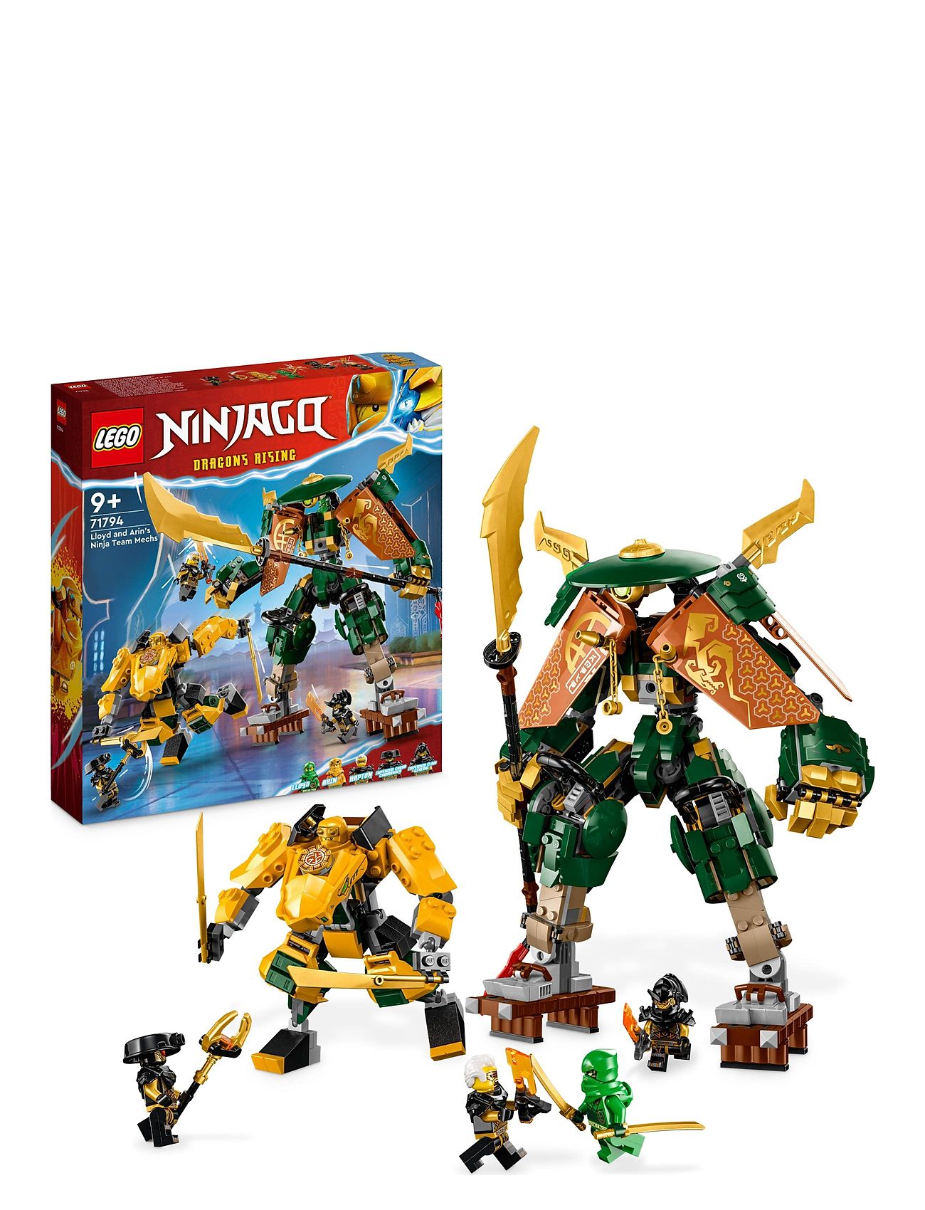 Lloyd And Arin's Ninja Team Mechs Set Toys Lego Toys Lego ninjago Multi/patterned LEGO