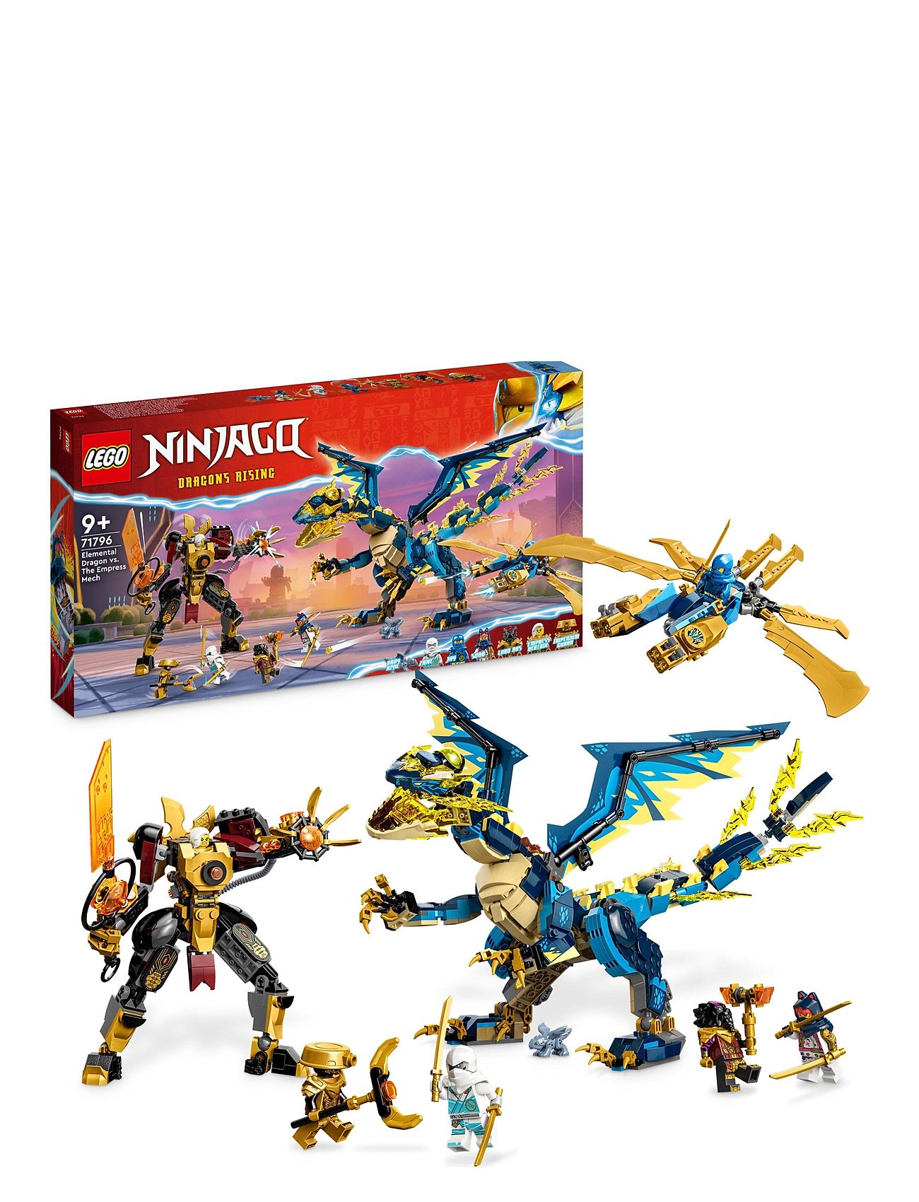 Elemental Dragon Vs. The Empress Mech Set Toys Lego Toys Lego ninjago Multi/patterned LEGO