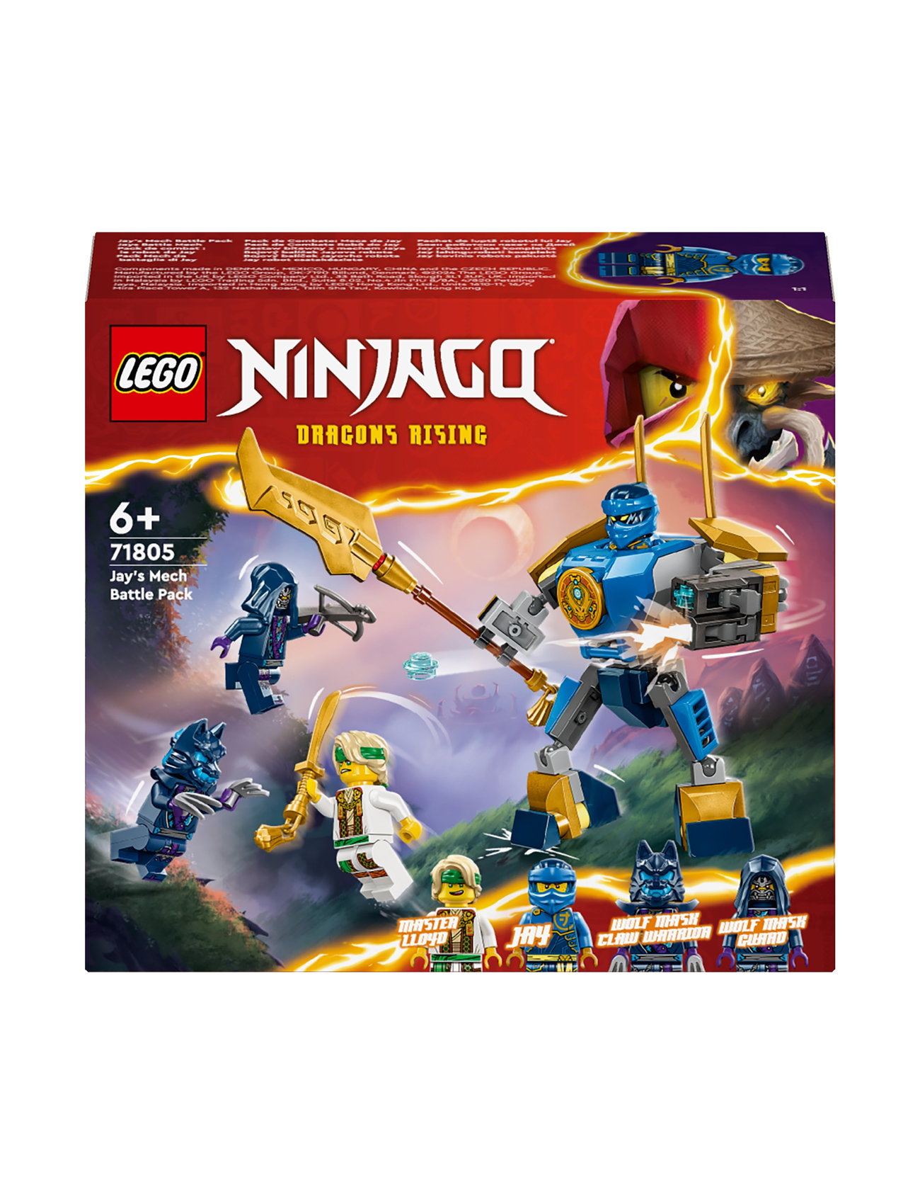 Jays Robot-Kamppakke Toys Lego Toys Lego ninjago Multi/patterned LEGO