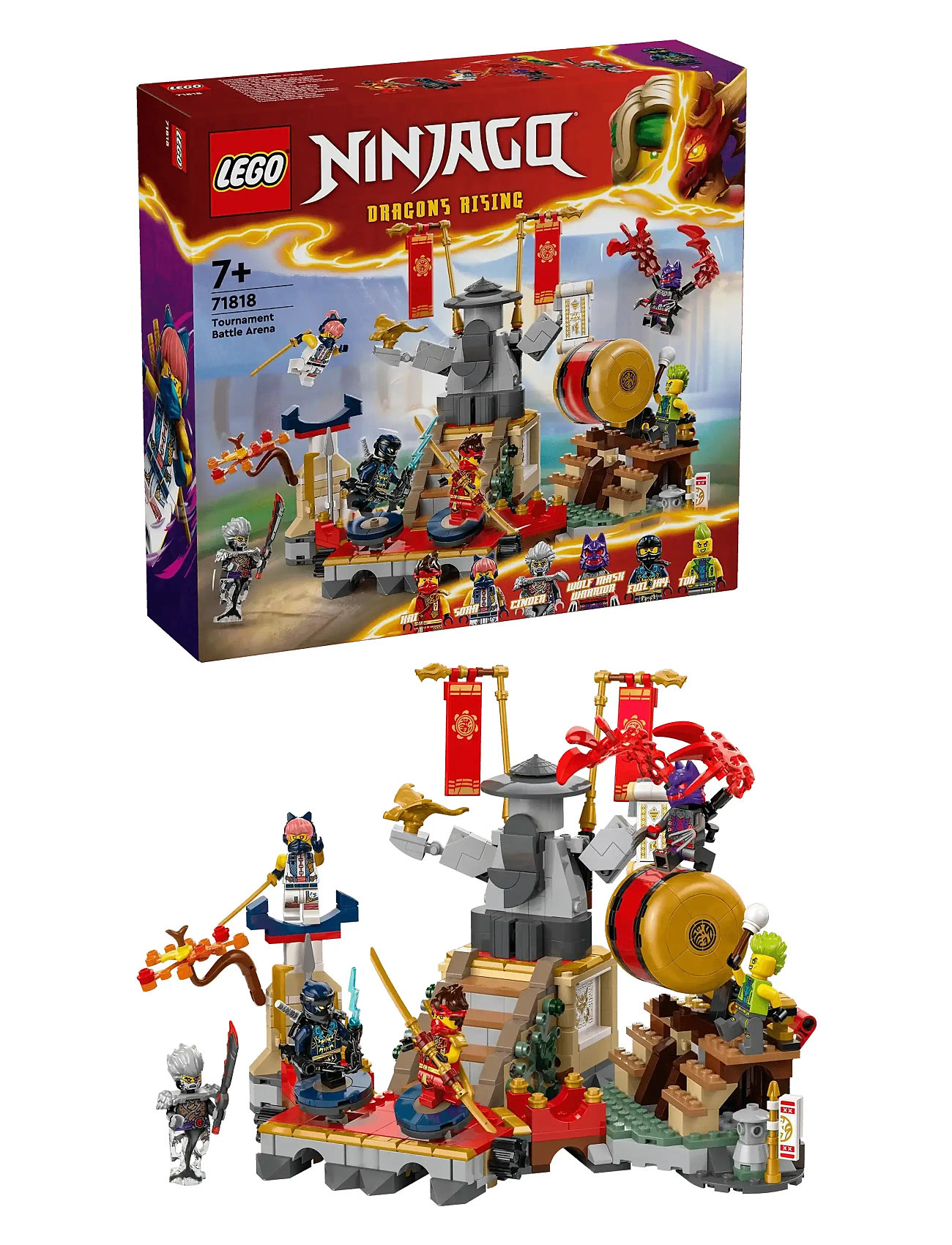 Turnerings-Kamparena 71818 Toys Lego Toys Lego ninjago Multi/patterned LEGO