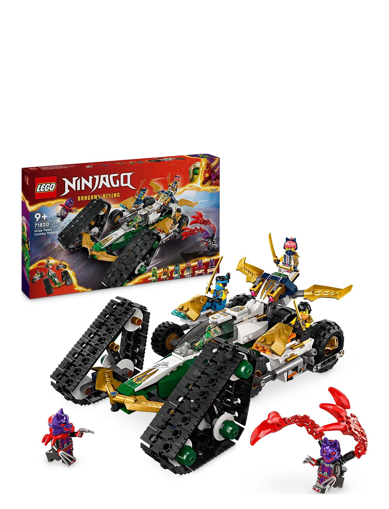 Ninjateamets Kombikøretøj 71820 Toys Lego Toys Lego ninjago Multi/patterned LEGO