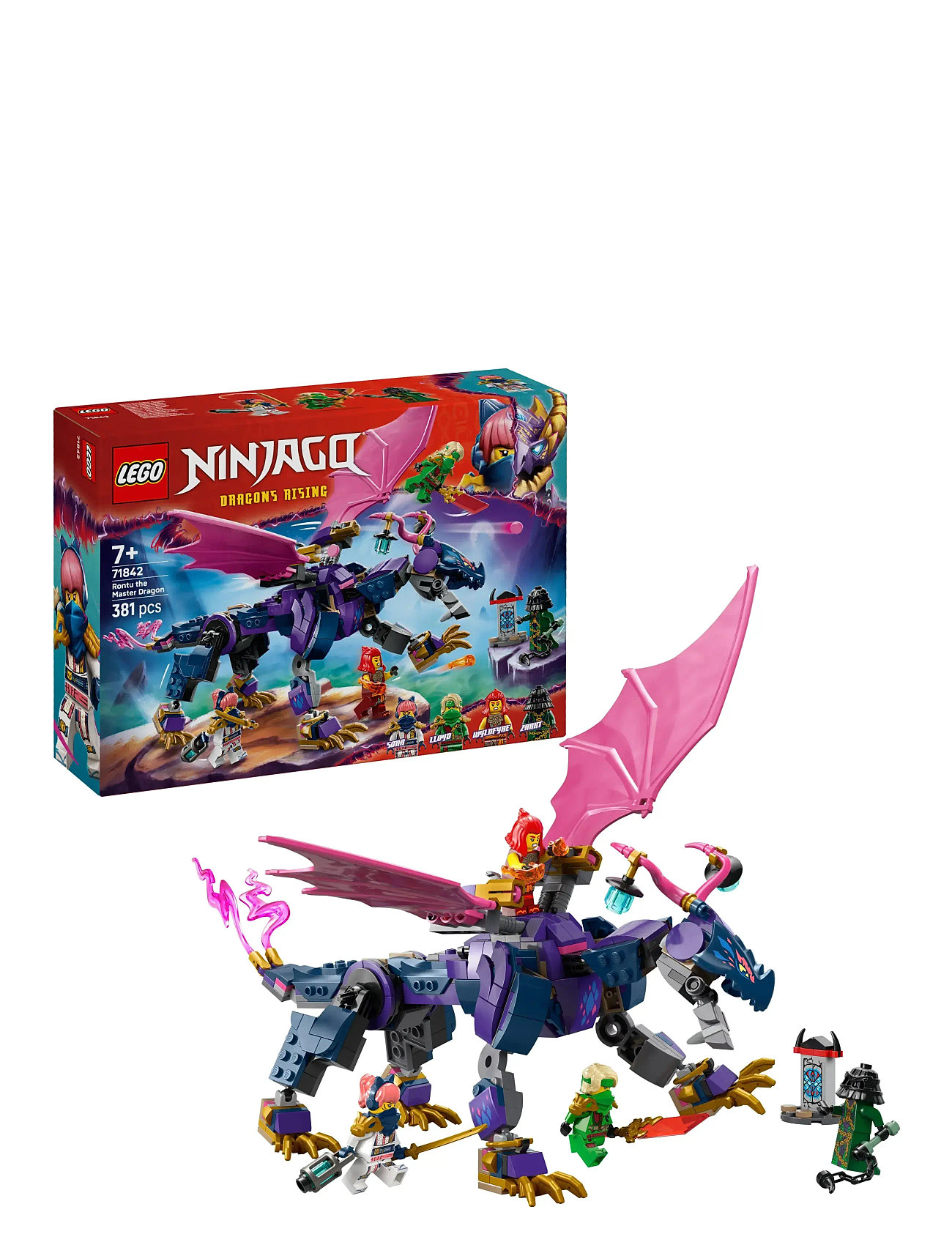 Mesterdragen Rontu 71842 Toys Lego Toys Lego ninjago Multi/patterned LEGO