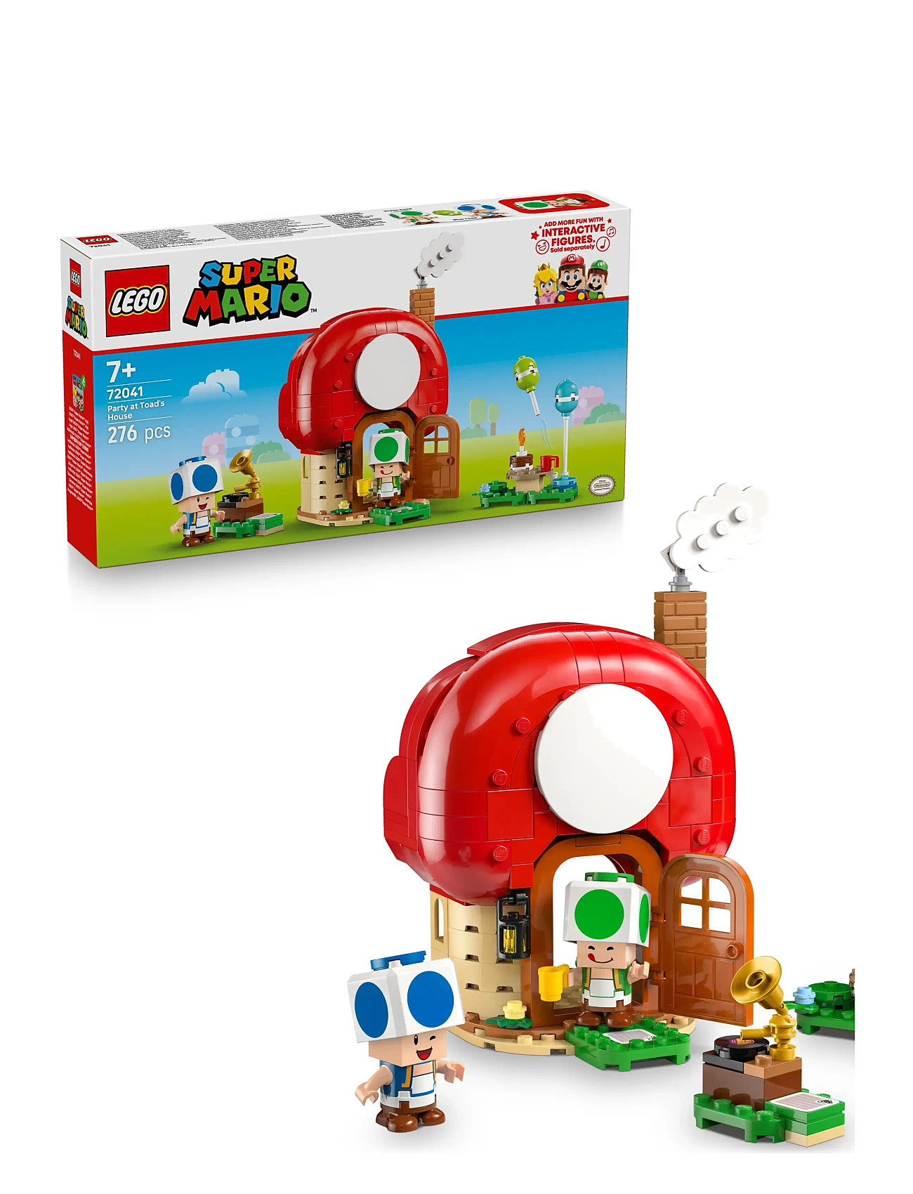 LEGO Super Party At Toad’s House 72041, One Size, Multi/patterned, Lego Legetøj > Lego super Mario, Børn