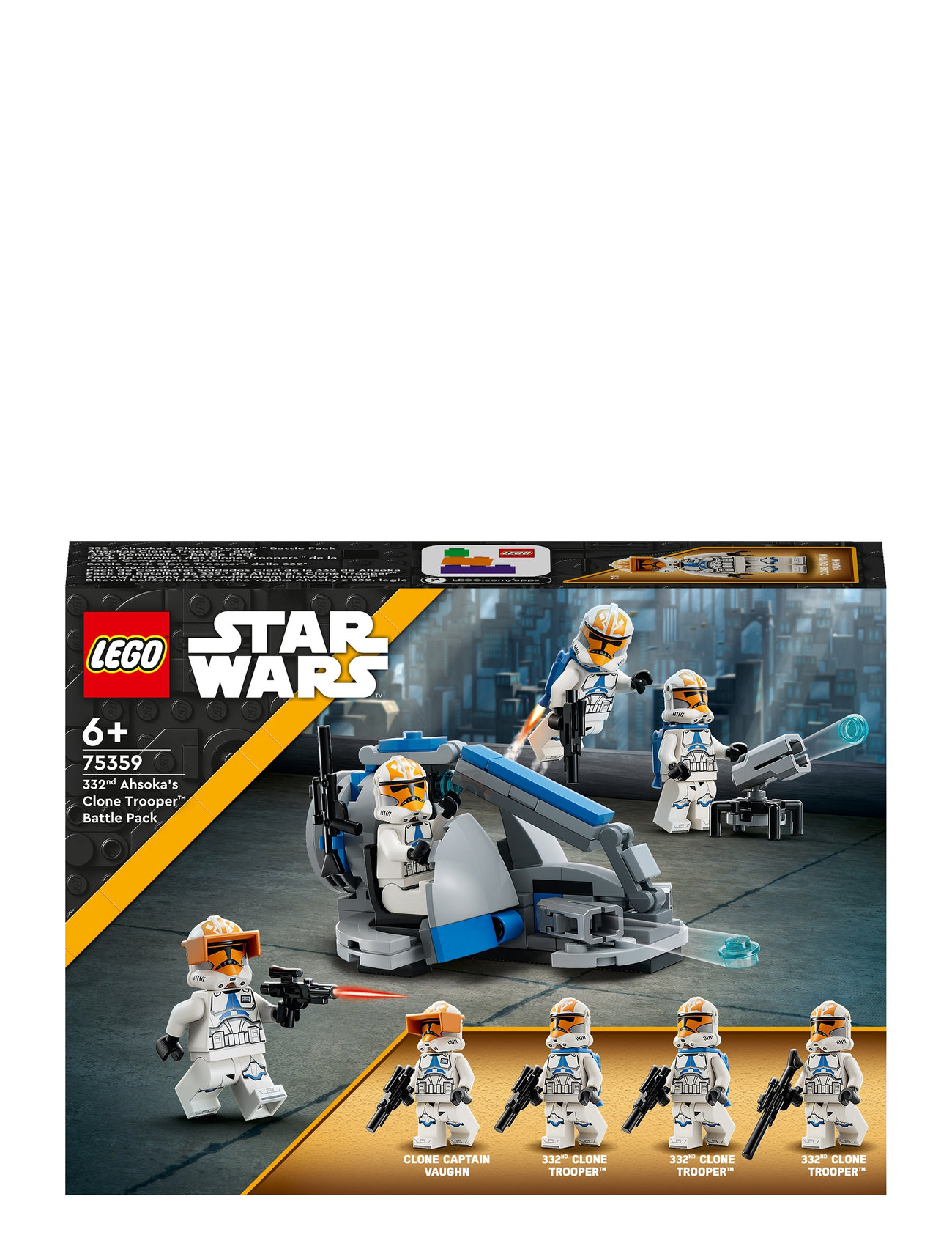 332Nd Ahsoka's Cl Trooper Battle Pack Toys Lego Toys Lego star Wars Multi/patterned LEGO