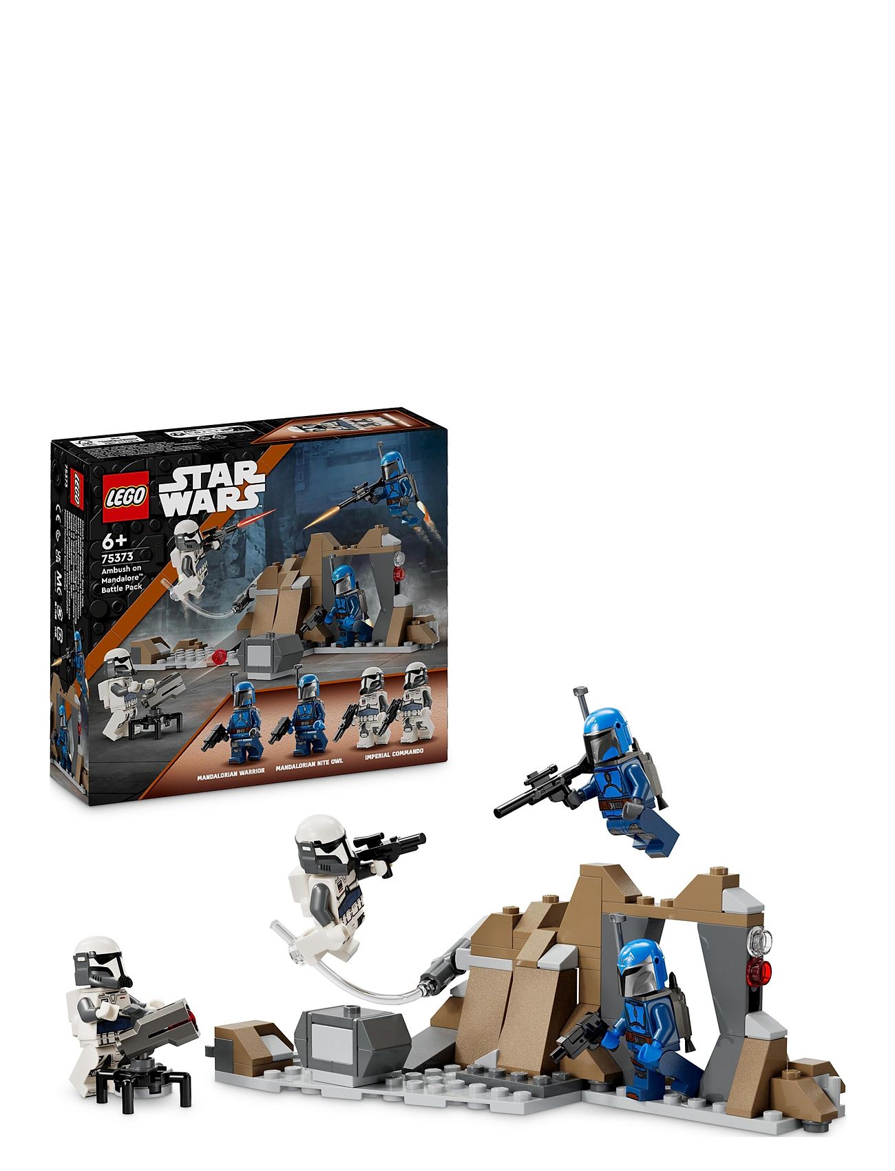 Battle Pack Med Bagholdet På Mandalore™ Toys Lego Toys Lego star Wars Multi/patterned LEGO