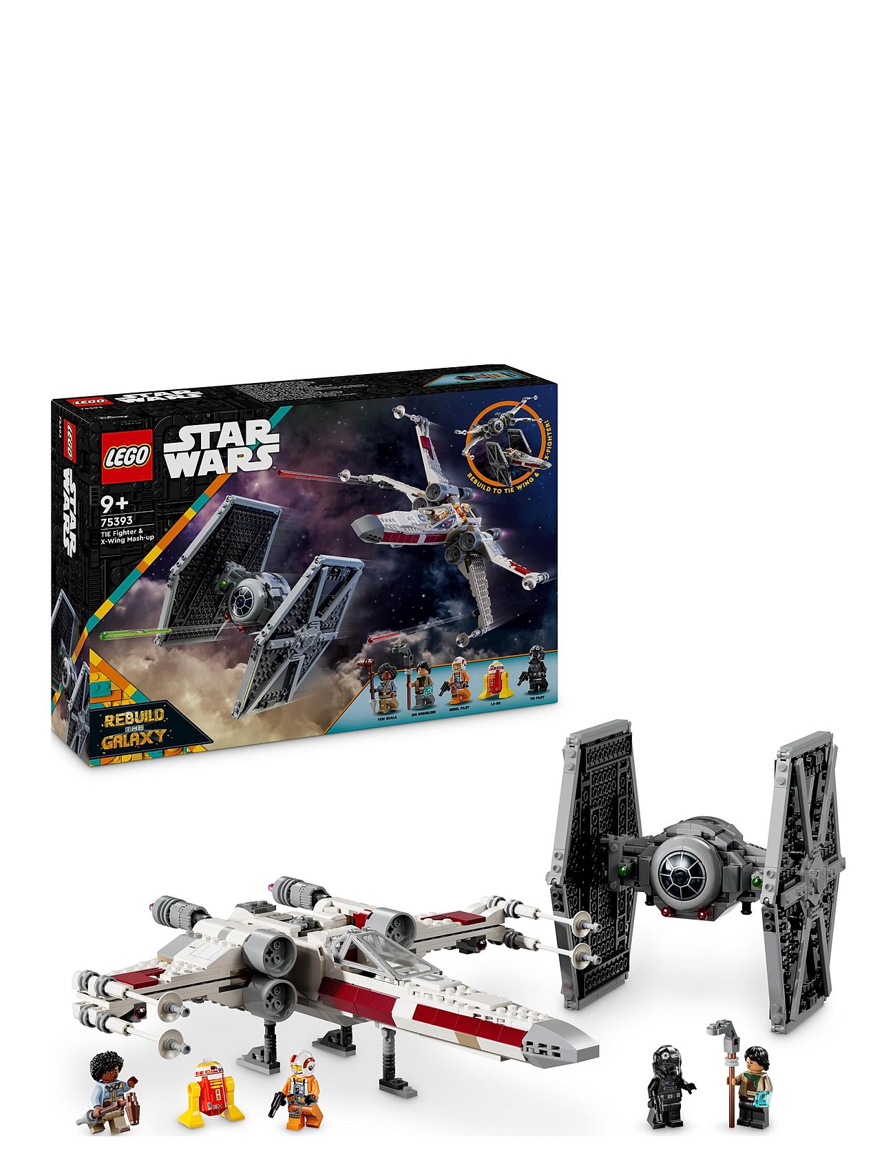 Kombimodel: Tie-Jager Og X-Wing Toys Lego Toys Lego star Wars Multi/patterned LEGO