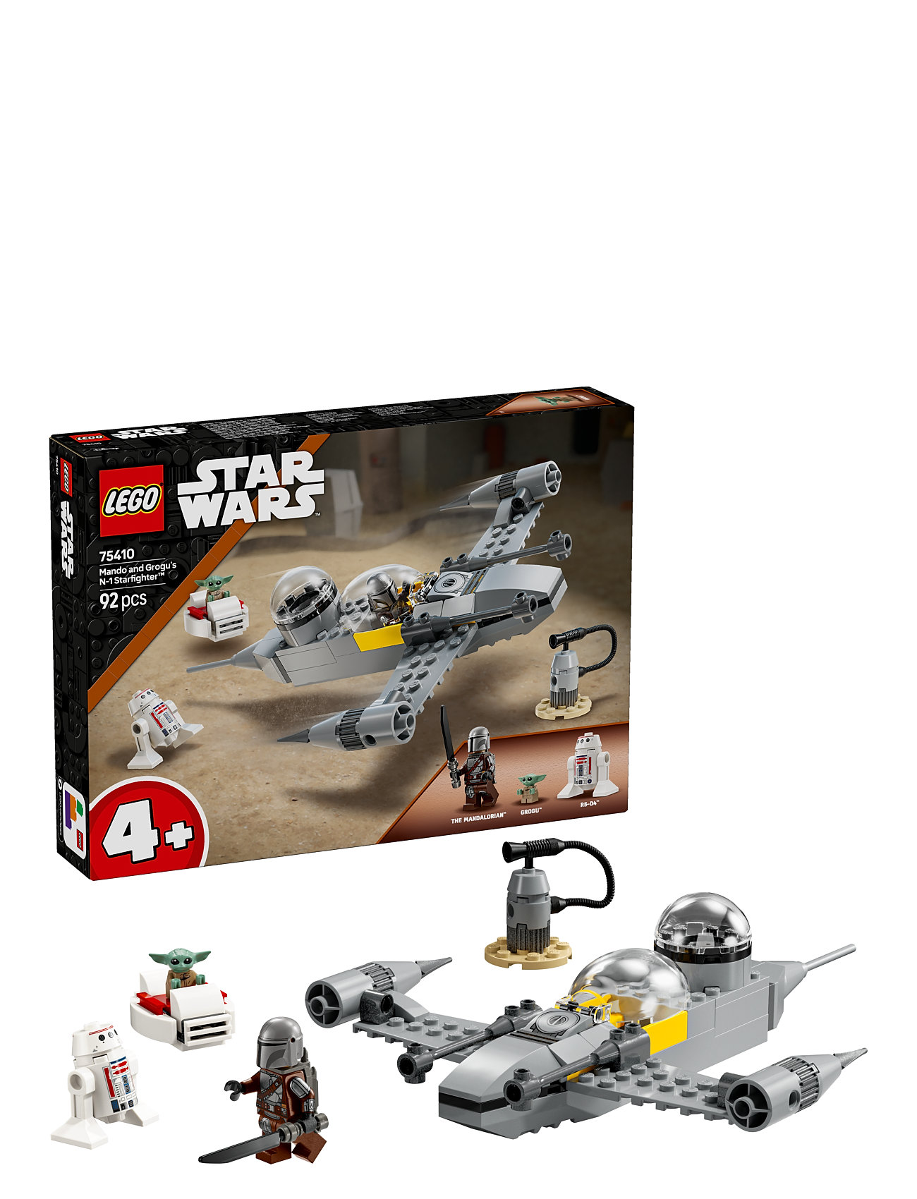 Mando Og Grogus N-1-Stjernejager Toys Lego Toys Lego star Wars Multi/patterned LEGO