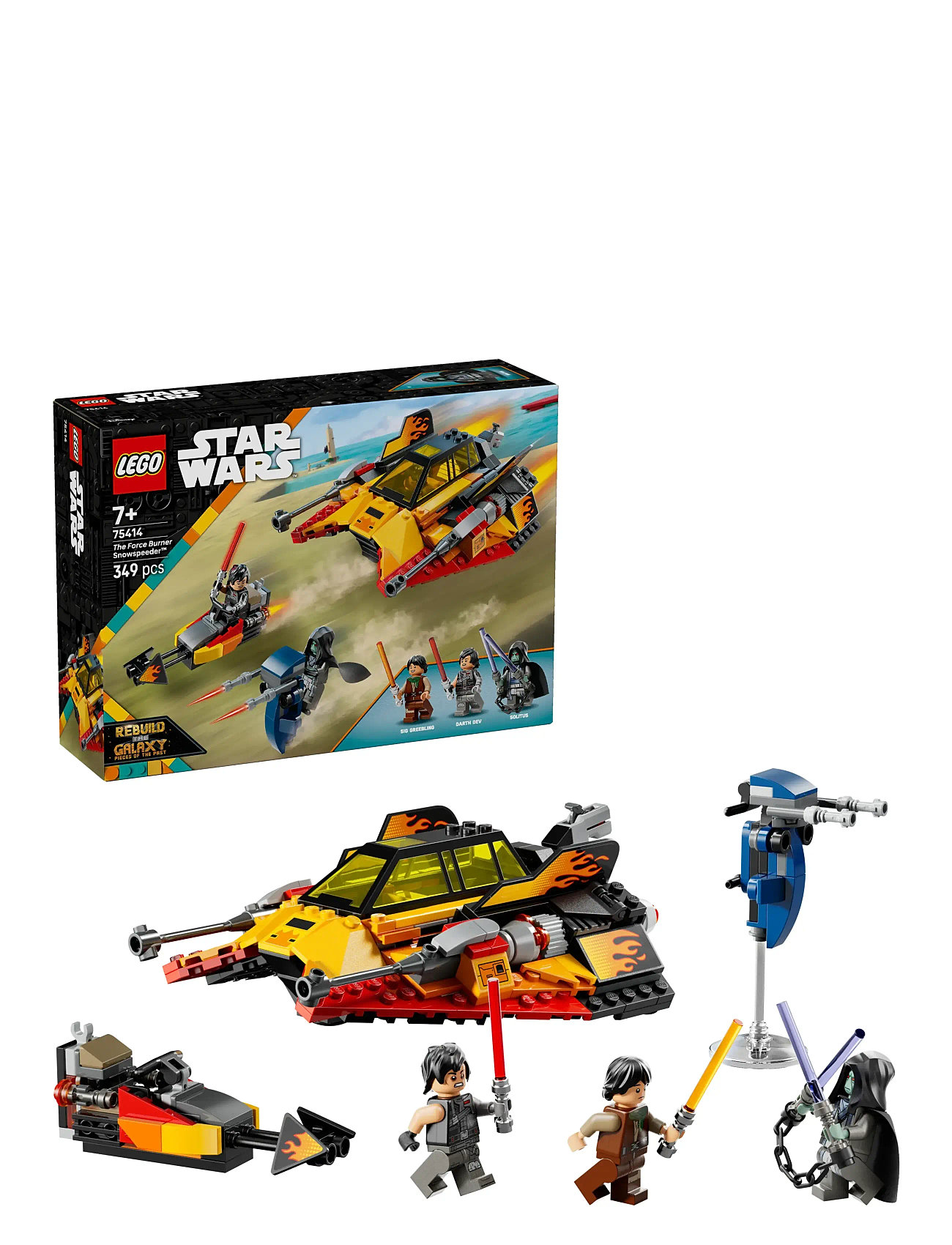 LEGO Star The Force Burner Building Toy 75414, One Size, Multi/patterned, Lego Legetøj > Lego star Wars, Børn