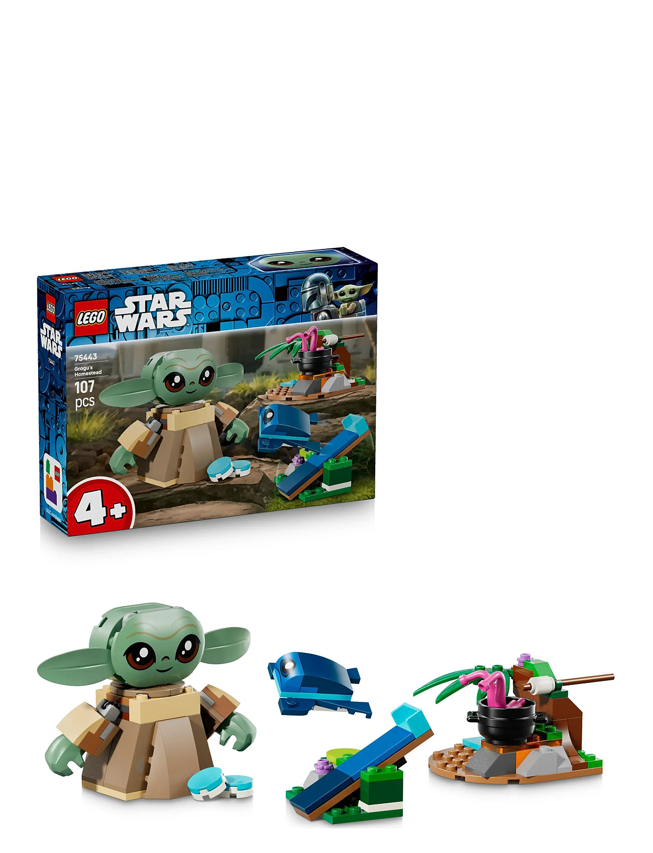 LEGO Grogus Hjemsted 75443, One Size, Green, Lego Legetøj > Lego star Wars, Børn