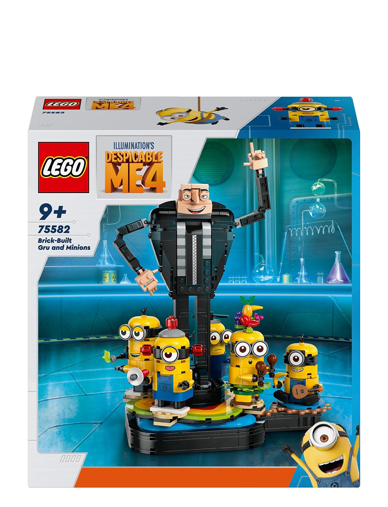 Klodsbygget Gru Og Minions 75582 Toys Lego Toys Lego minions Multi/patterned LEGO