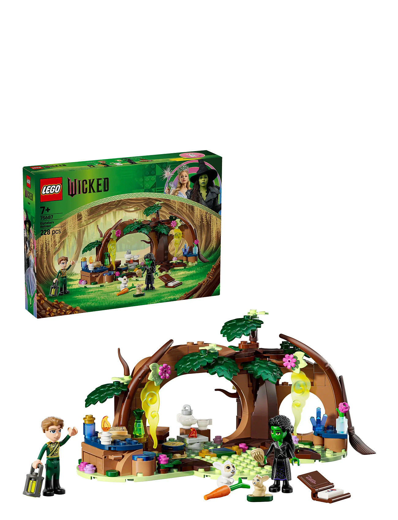 LEGO Wicked Elphaba’s Retreat Creative Forest Building 75687, One Size, Multi/patterned, Lego Legetøj > Lego Wicked, Børn