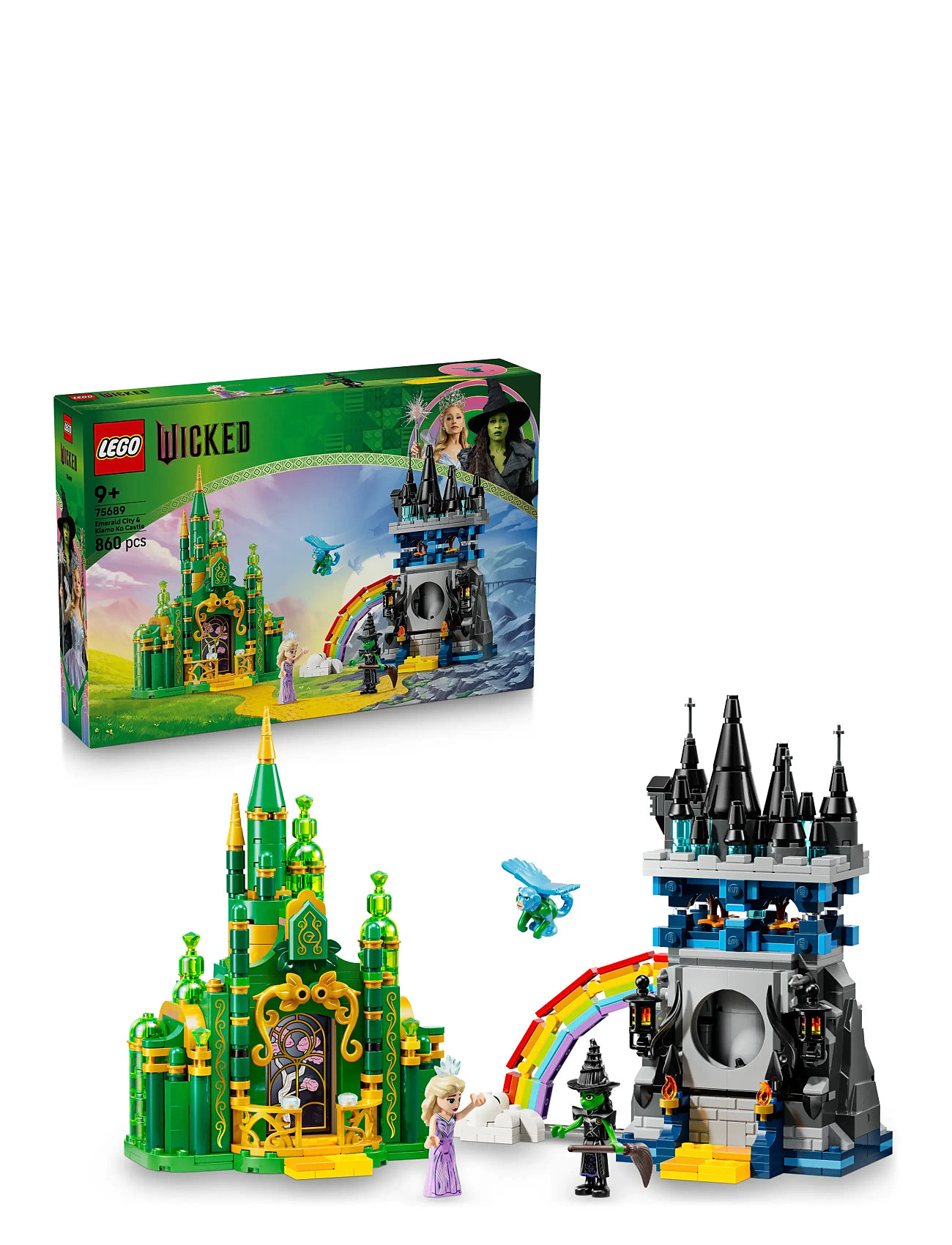 LEGO Wicked Emerald City & Kiamo Ko Castle Adventure 75689, One Size, Multi/patterned, Lego Legetøj > Lego Wicked, Børn