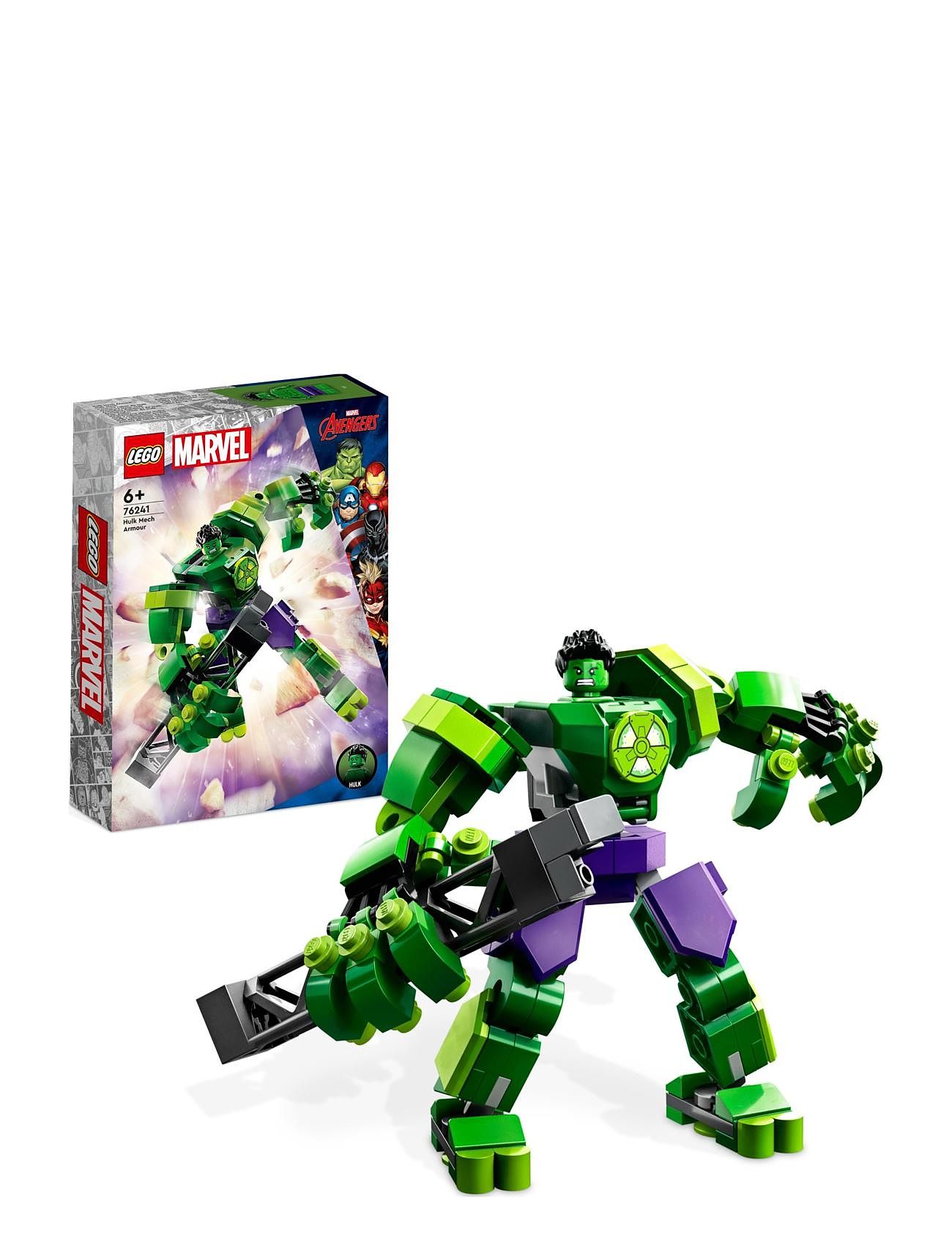 Hulk Mech Armour Avengers Action Figure Toys Lego Toys Lego Super Heroes Multi/patterned LEGO