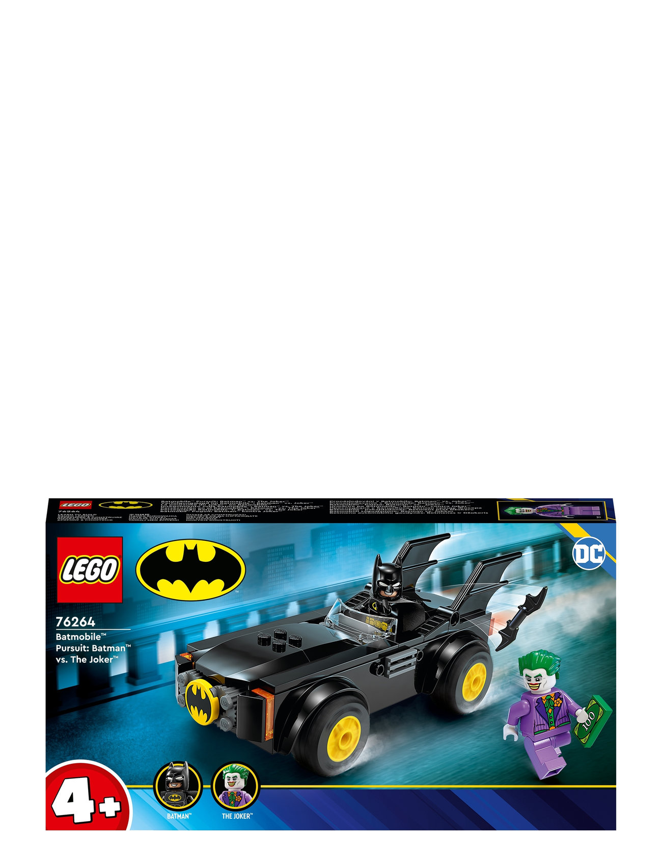 Dc Batmobile Pursuit: Batman Vs. The Joker 4+ Set Toys Lego Toys Lego Super Heroes Multi/patterned LEGO