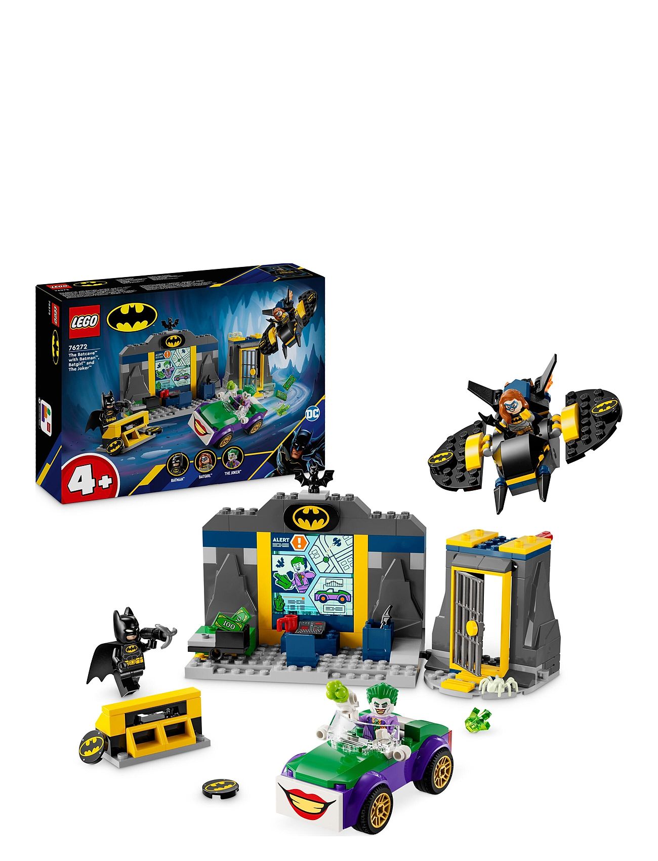 Bathulen Med Batman™, Batgirl™ Og Jokeren Toys Lego Toys Lego Super Heroes Multi/patterned LEGO