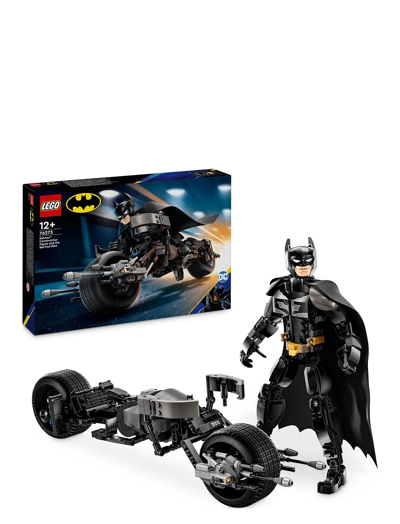 Byg Selv-Figur Af Batman™ Og Batpod-Motorcyklen Toys Lego Toys Lego Super Heroes Multi/patterned LEGO