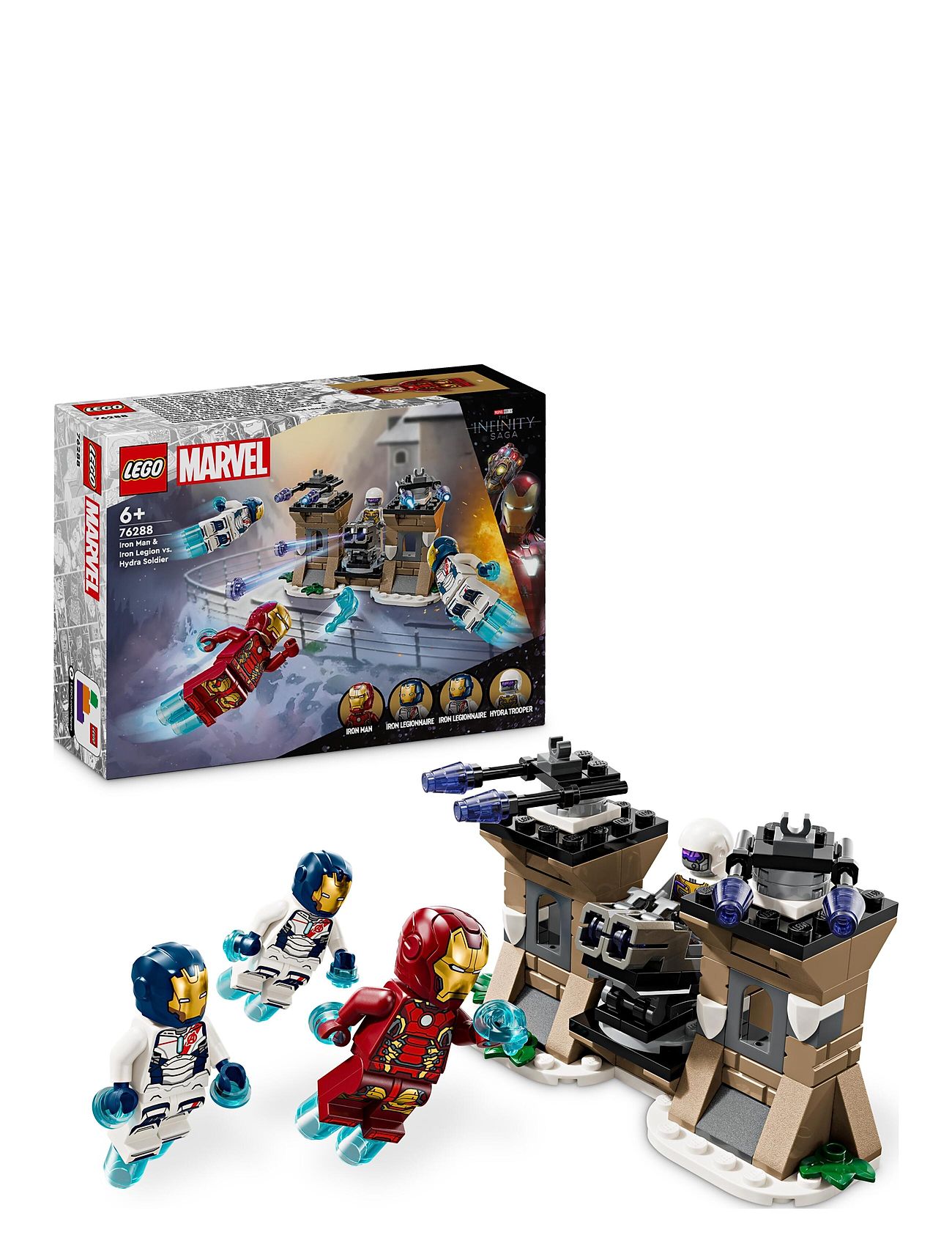 Iron Man Og Iron Legion Mod Hydra-Soldat Toys Lego Toys Lego Super Heroes Multi/patterned LEGO