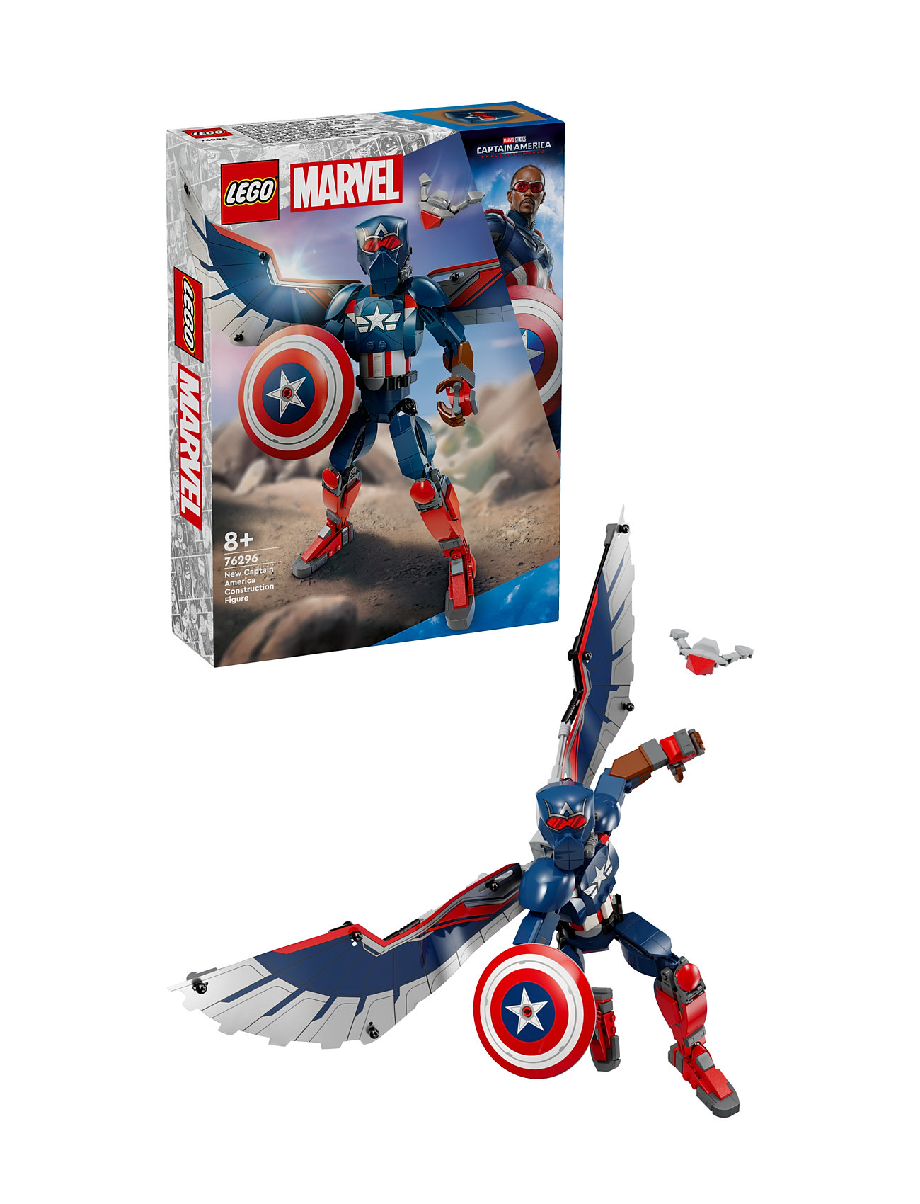 LEGO Byg Selv-Figur Af Den Nye Captain America Multi/patterned