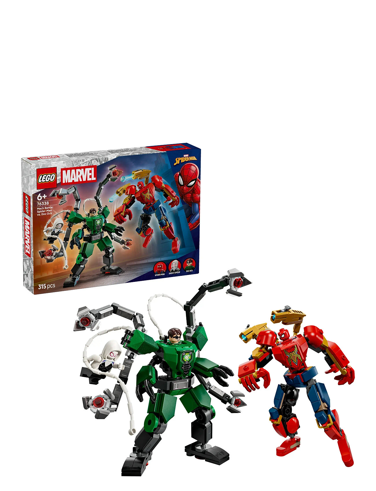 LEGO Mech-Kamp: Spider-Man Mod Doc Ock 76338, One Size, Green, Lego Legetøj > Lego Super Heroes, Børn