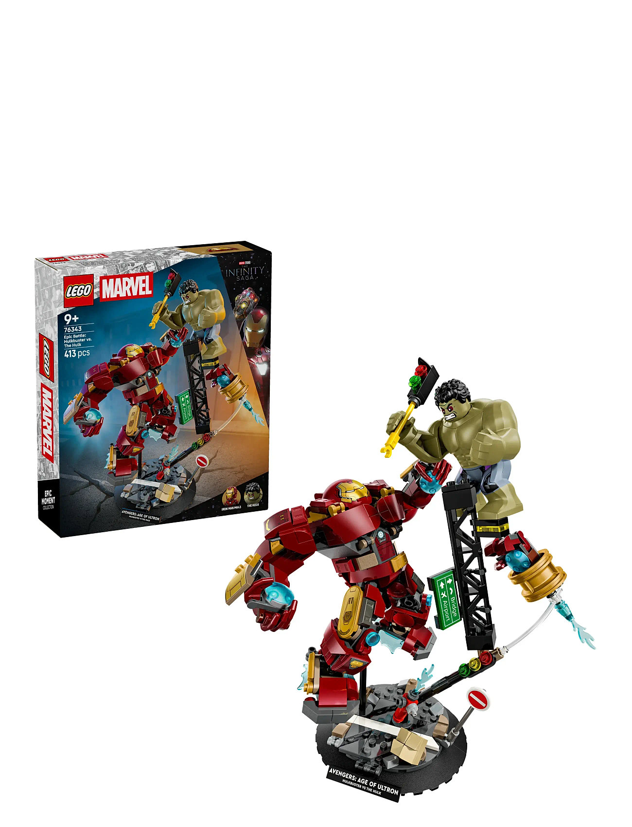 LEGO Super Heroes 76343, One Size, Red, Lego Legetøj > Lego Super Heroes, Børn