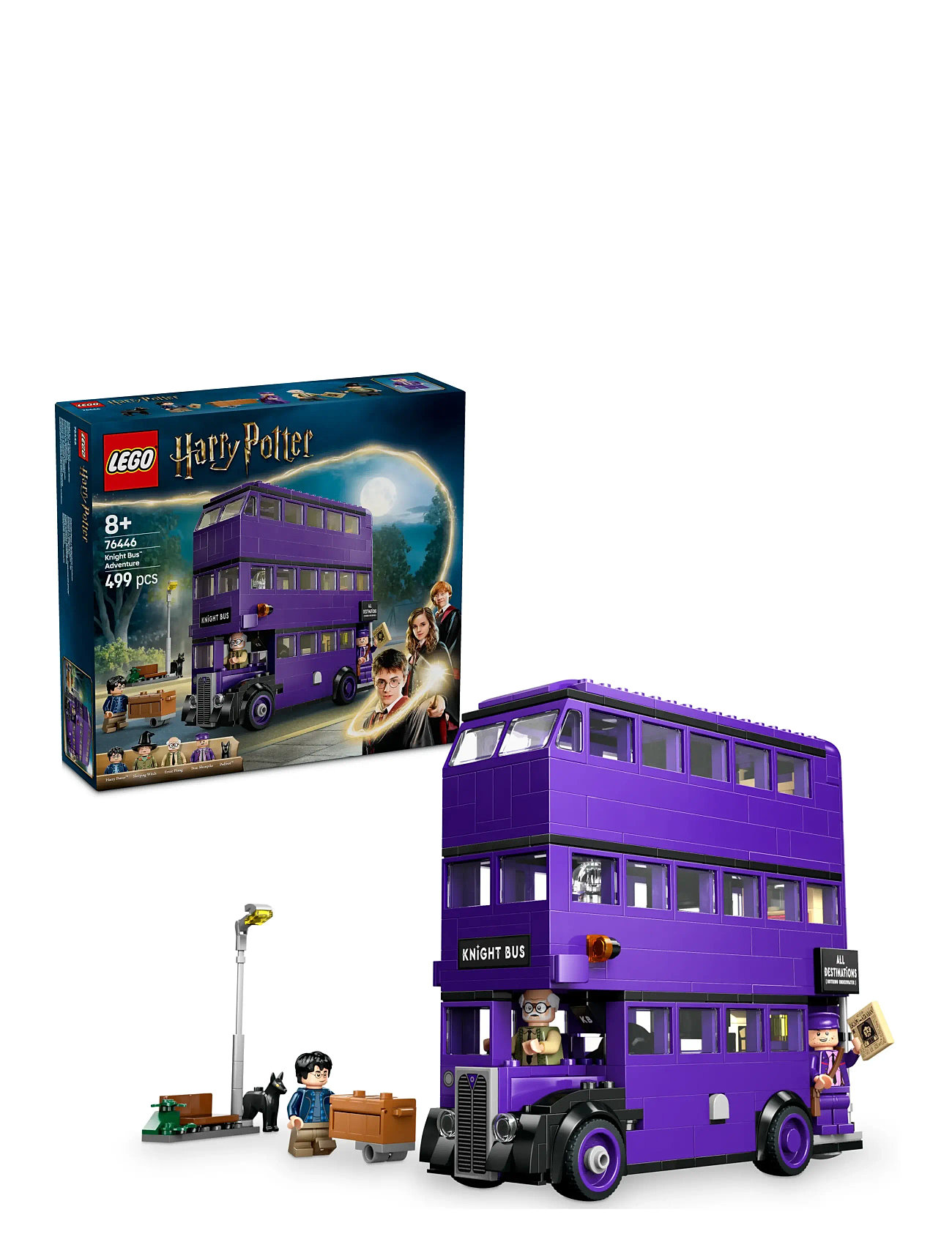 LEGO Eventyr Med Natbussen Lila - One Size - Kinder