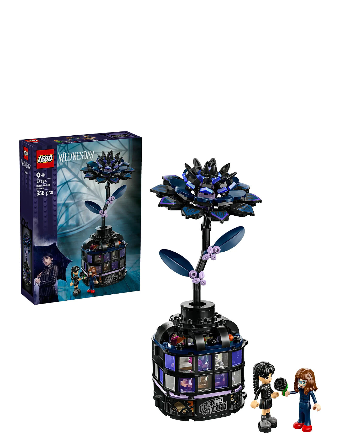 LEGO Black Dahlia Flower 76784, One Size, Multi/patterned, Lego Legetøj > Lego Wednesday, Børn