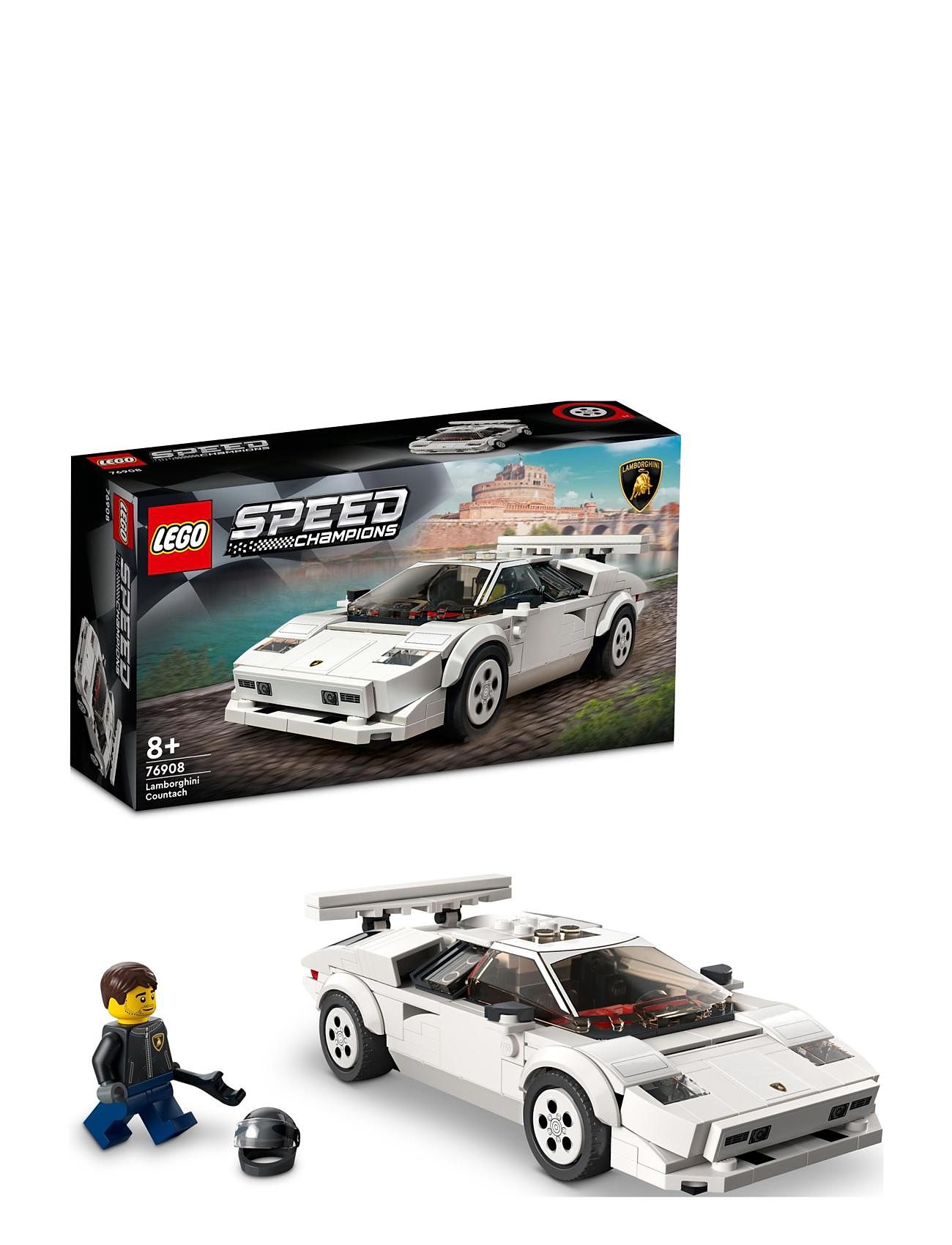 Lamborghini Countach Race Car Set Toys Lego Toys Lego speed Champions Multi/patterned LEGO