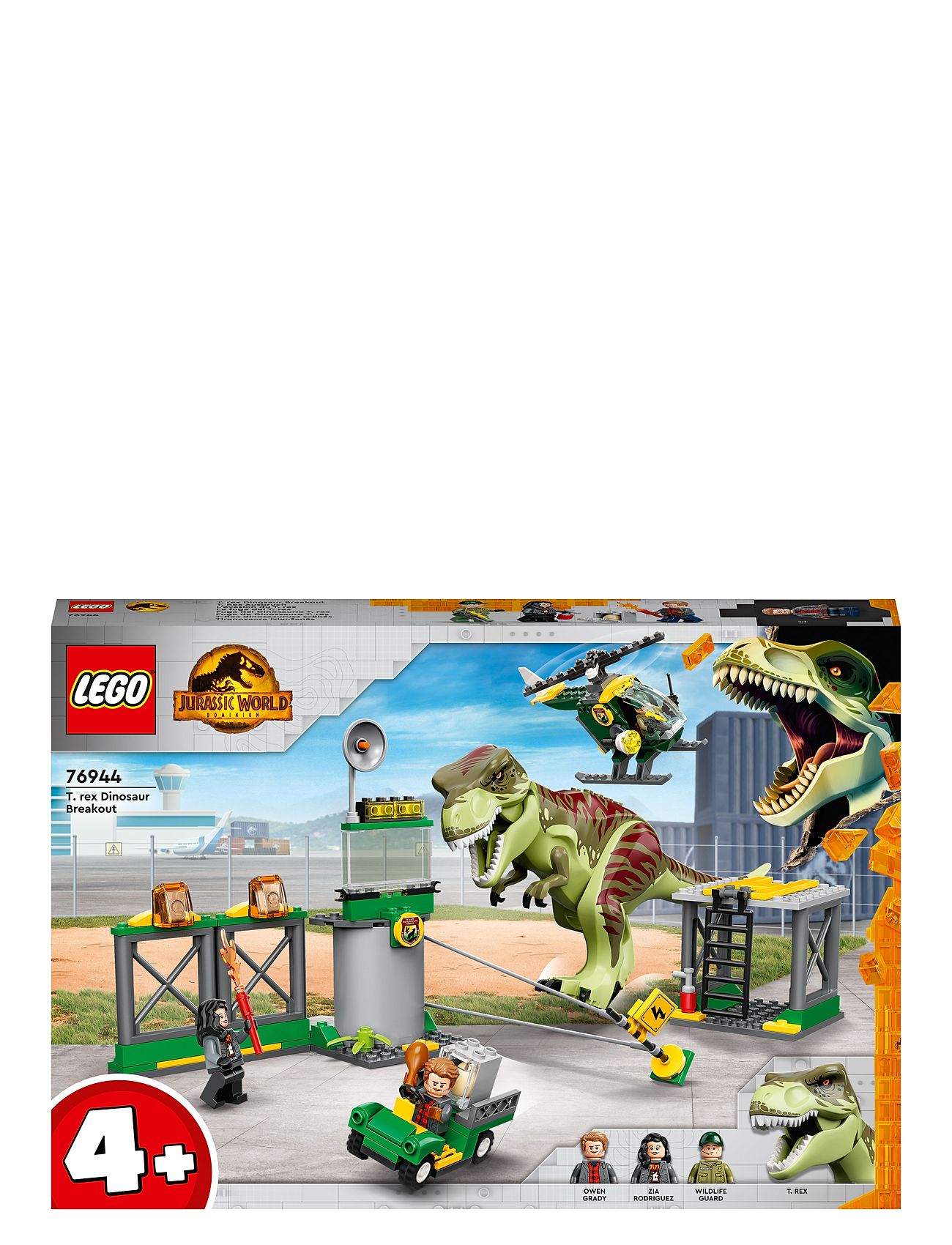 T. Rex På Dinosaurflugt Toys Lego Toys Lego jurassic World Multi/patterned LEGO