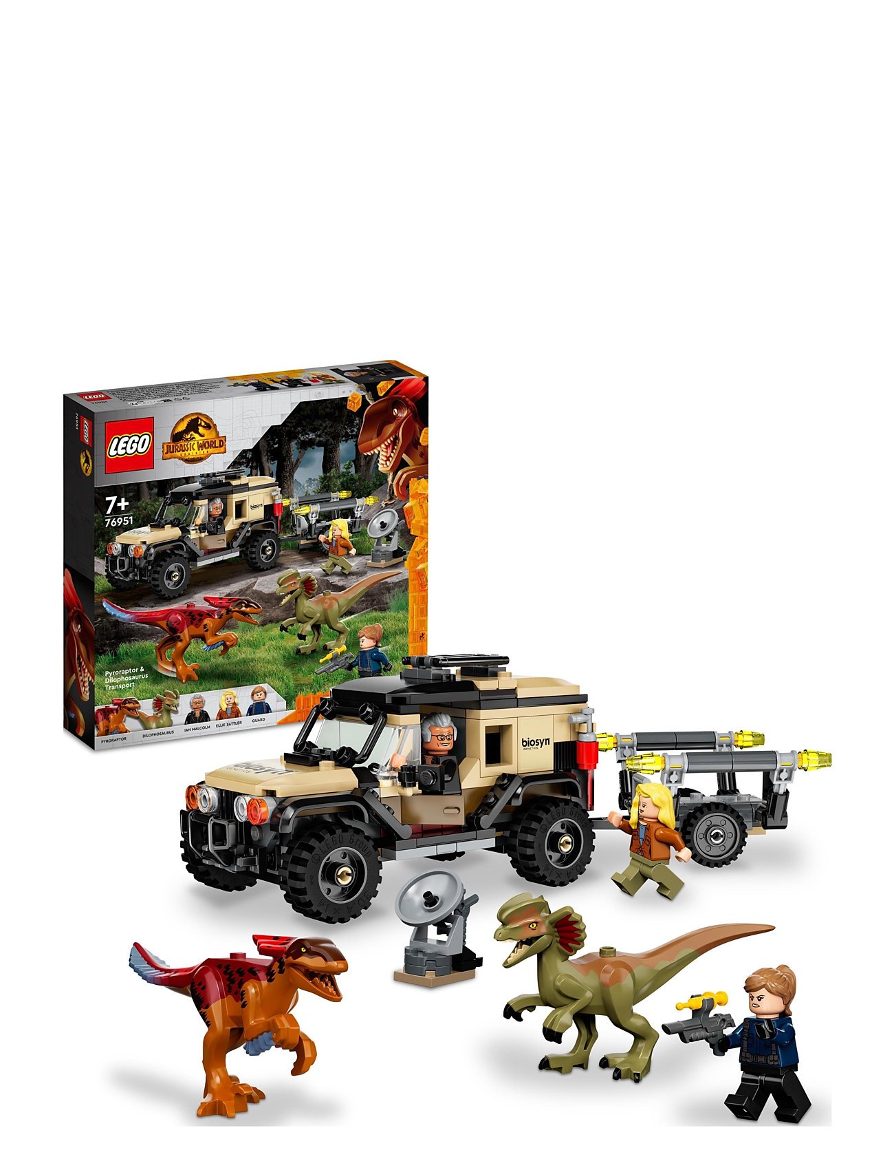 LEGO "Pyroraptor & Dilophosaurus Transport Toys Lego jurassic World Multi/patterned LEGO"