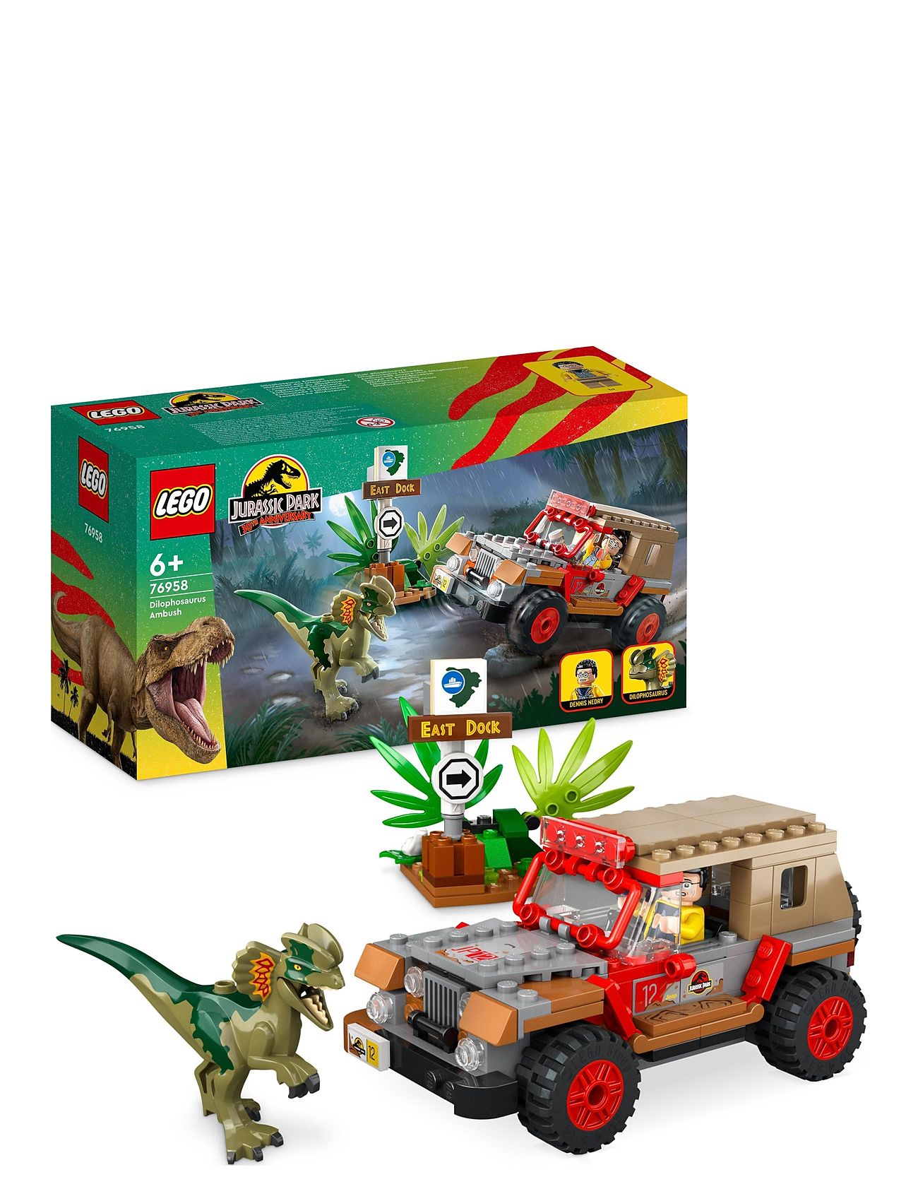 LEGO "Dilophosaurus Ambush Dinosaur Toys Lego jurassic World Multi/patterned LEGO"