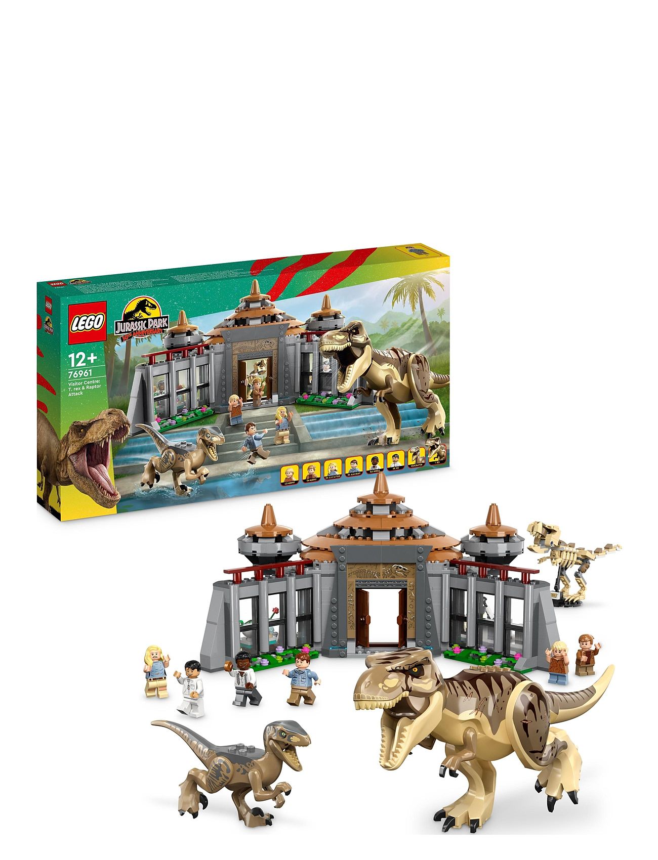 LEGO "Visitor Centre: T. Rex & Raptor Attack Toys Lego jurassic World Multi/patterned LEGO"