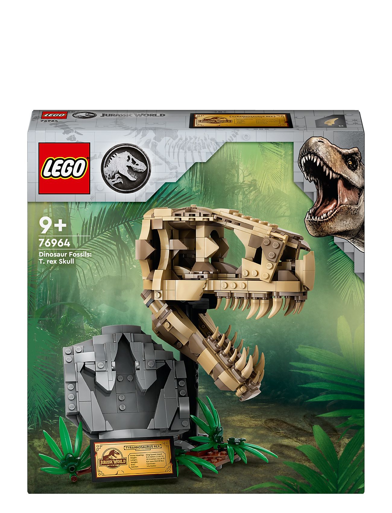 Dinosaurfossiler: T. Rex-Kranium Toys Lego Toys Lego jurassic World Multi/patterned LEGO