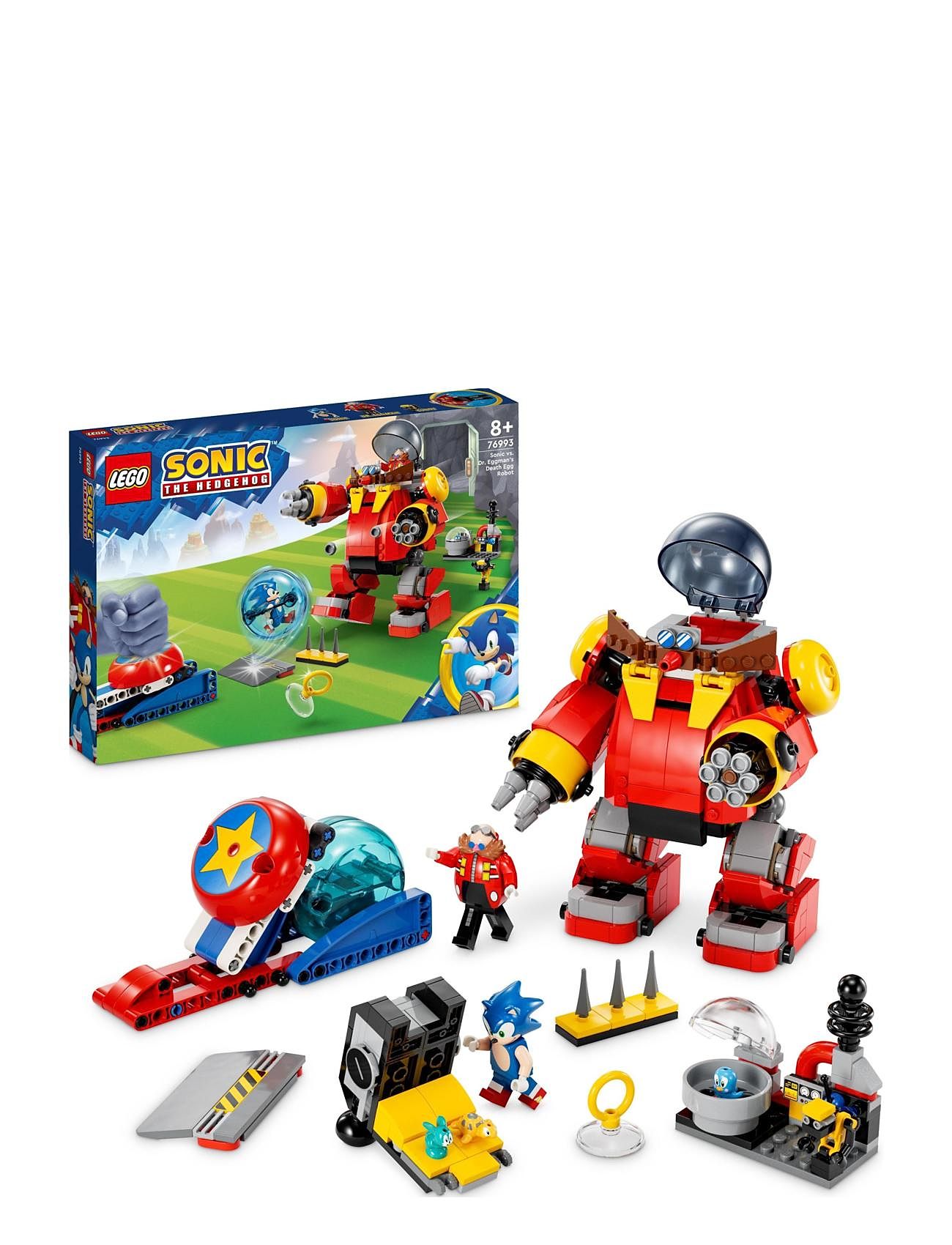 Sonic The Hedgehog Sonic Vs. Dr. Eggman's Death Egg Robot Toys Lego Toys Lego Sonic The Hedgehog Multi/patterned LEGO