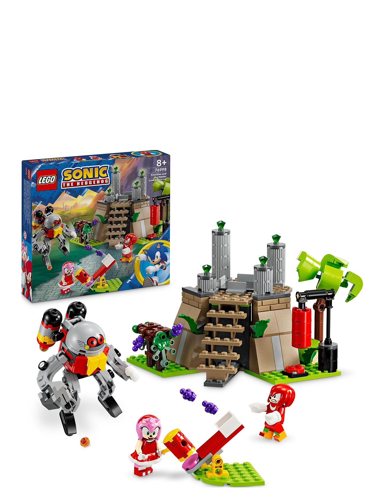 Knuckles Og Master Emerald-Templet Toys Lego Toys Lego Sonic The Hedgehog Multi/patterned LEGO