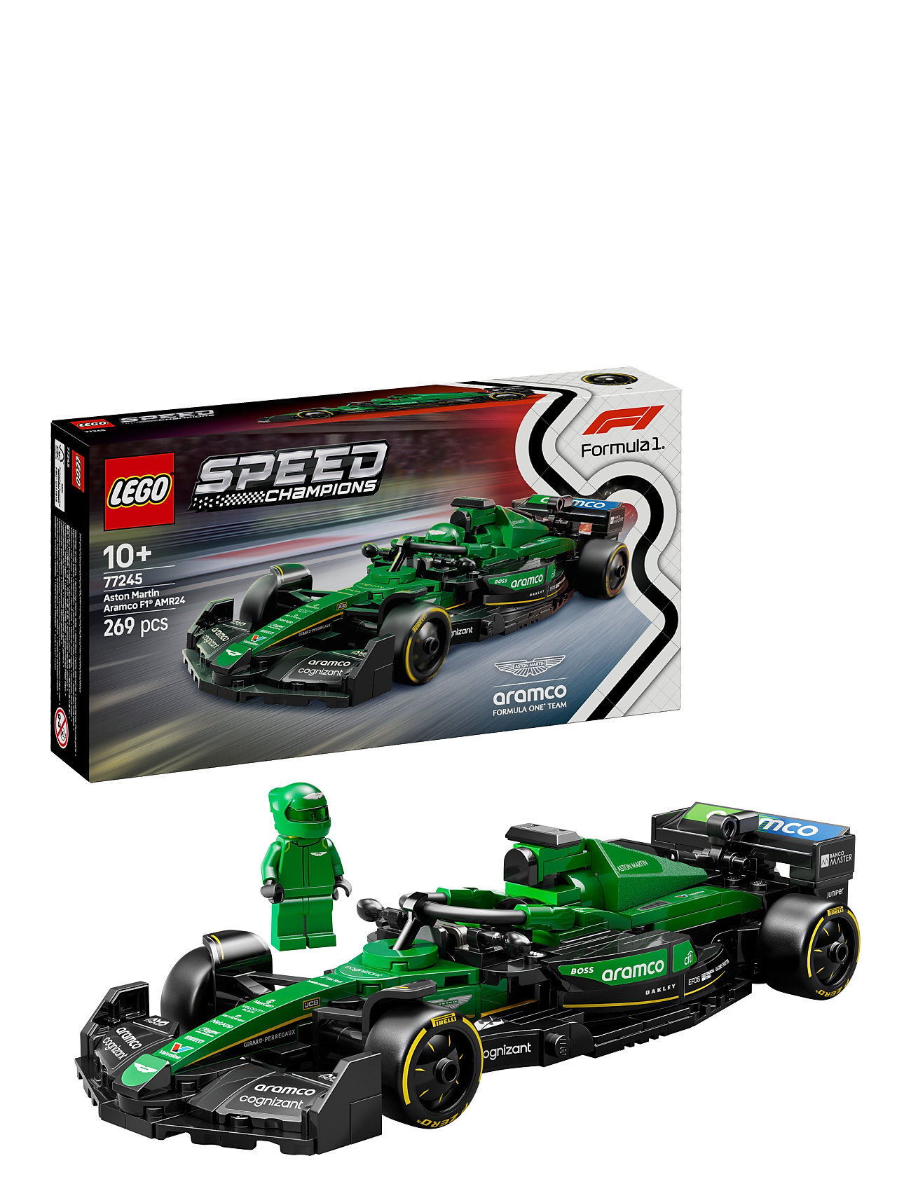 LEGO Aston Martin Aramco F1® Amr24-Racerbil Multi/patterned