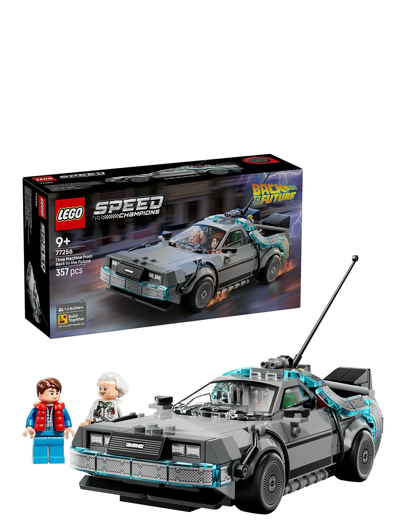 LEGO Tidsmaskinen Fra Tilbage Til Fremtiden 77256, One Size, Grey, Lego Legetøj > Lego speed Champions, Børn