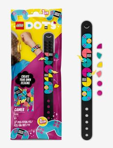 Gamer – armband med berlocker - lego® dots - multicolor
